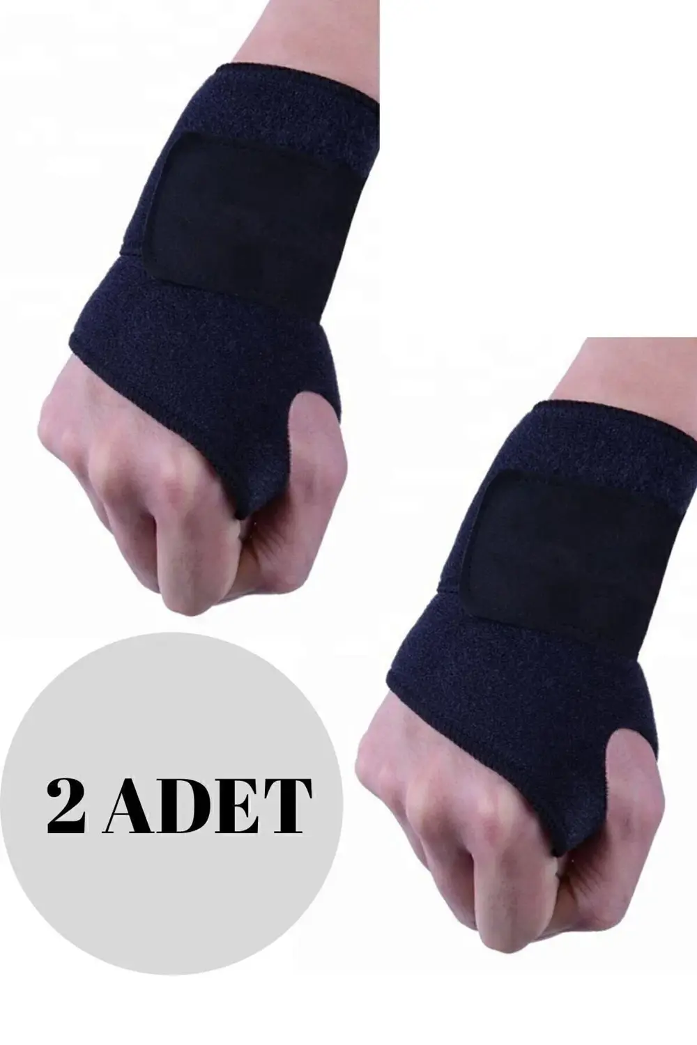 2 Adet Medikal Ortopedik El Bilek Bandajı Statik El Bilek Ateli S