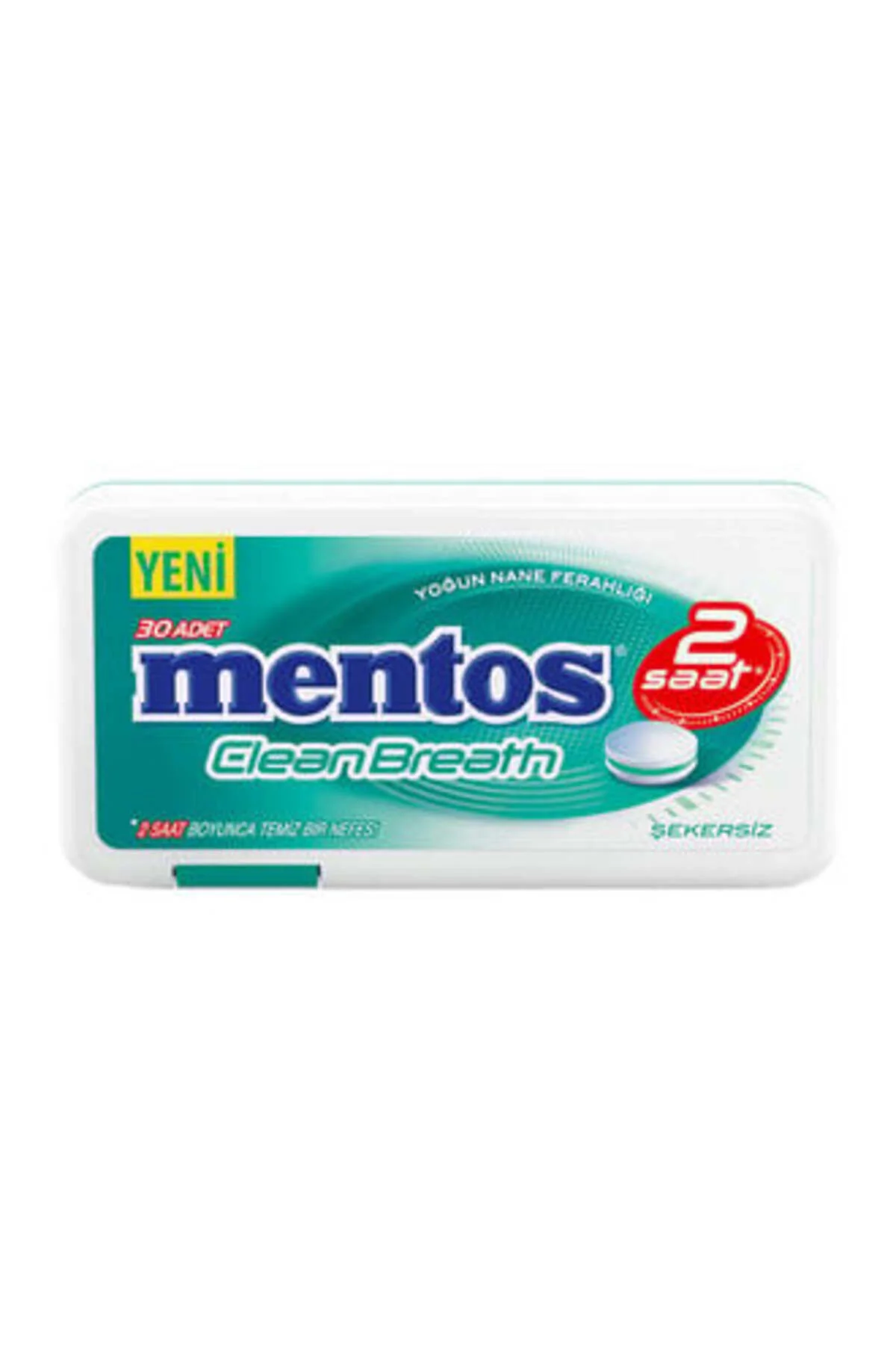 ( 2 ADET ) Mentos 2 Saat Temiz Nefes Yoğun Nane Ferahlığı 21 G