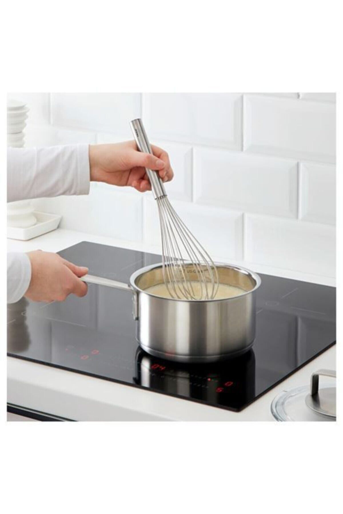 2 Adet Metal Çırpıcı Karıştırıcı Yumurta Çırpıcısı 2 Li Set Pasla