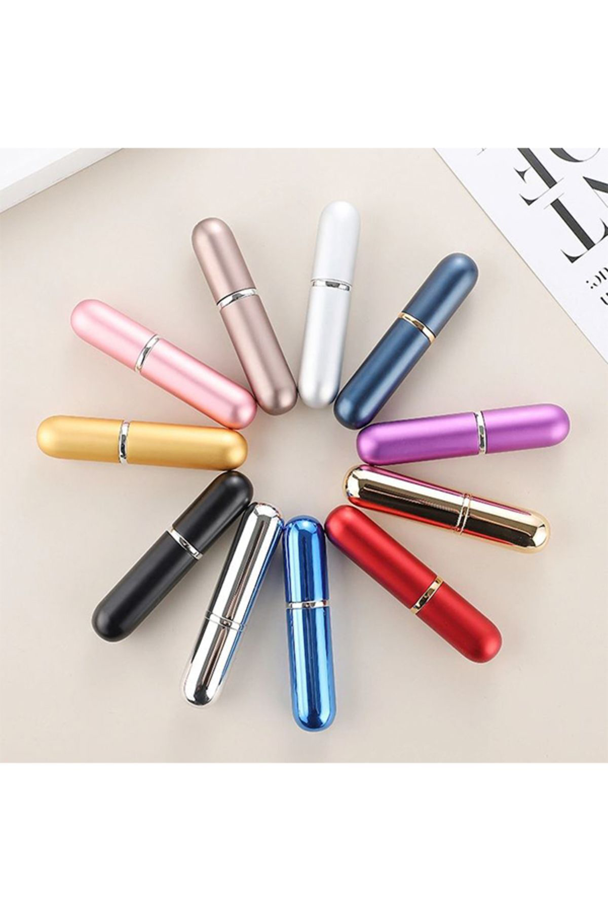 2 ADET Mini Dolabilir Cep Küçük Boş Taşınabilir Parfüm Şişesi Kad