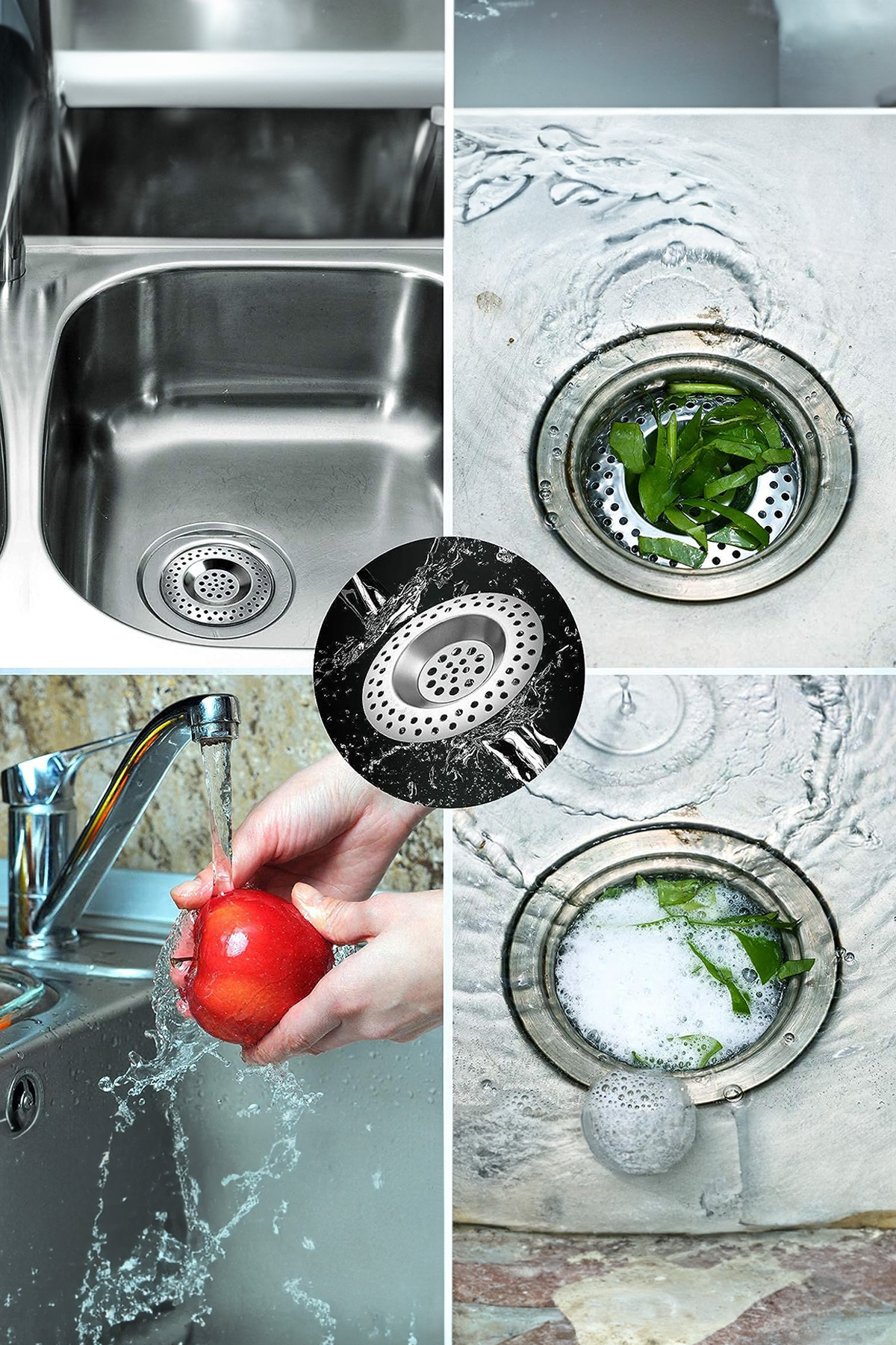 ( 2 Adet ) Mutfak Lavabo Küvet Banyo Tıkacı Ev Ofis Stüdyo Banyo 