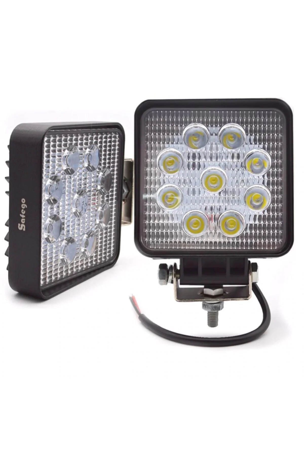 2 Adet Off Road Sis Farı Çalışma Lambası 9 Ledli 12v / 24 V