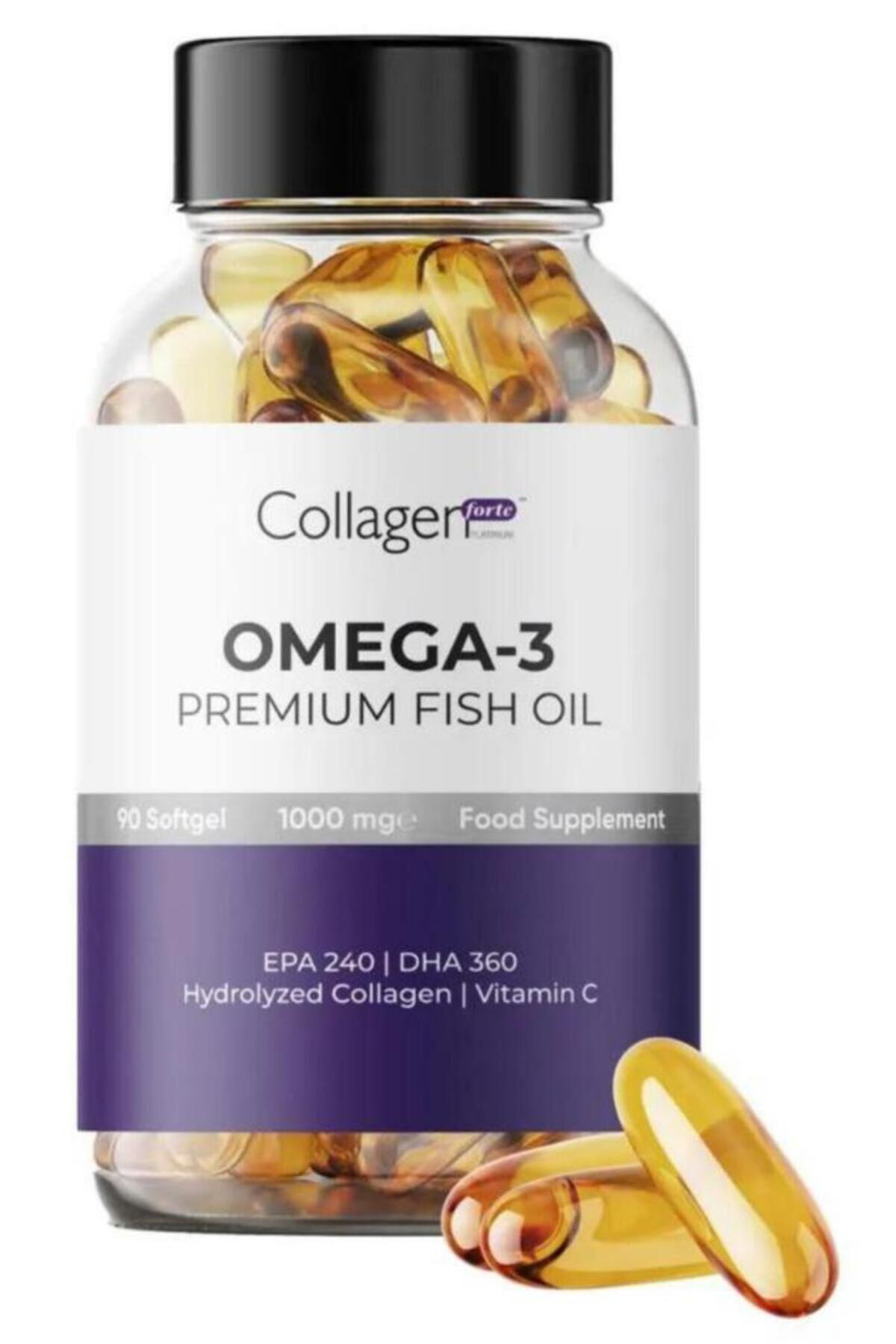 2 Adet Omega-3 Premium Fish Oil 90 Softgel X 1000mg, Balık Yağı, 