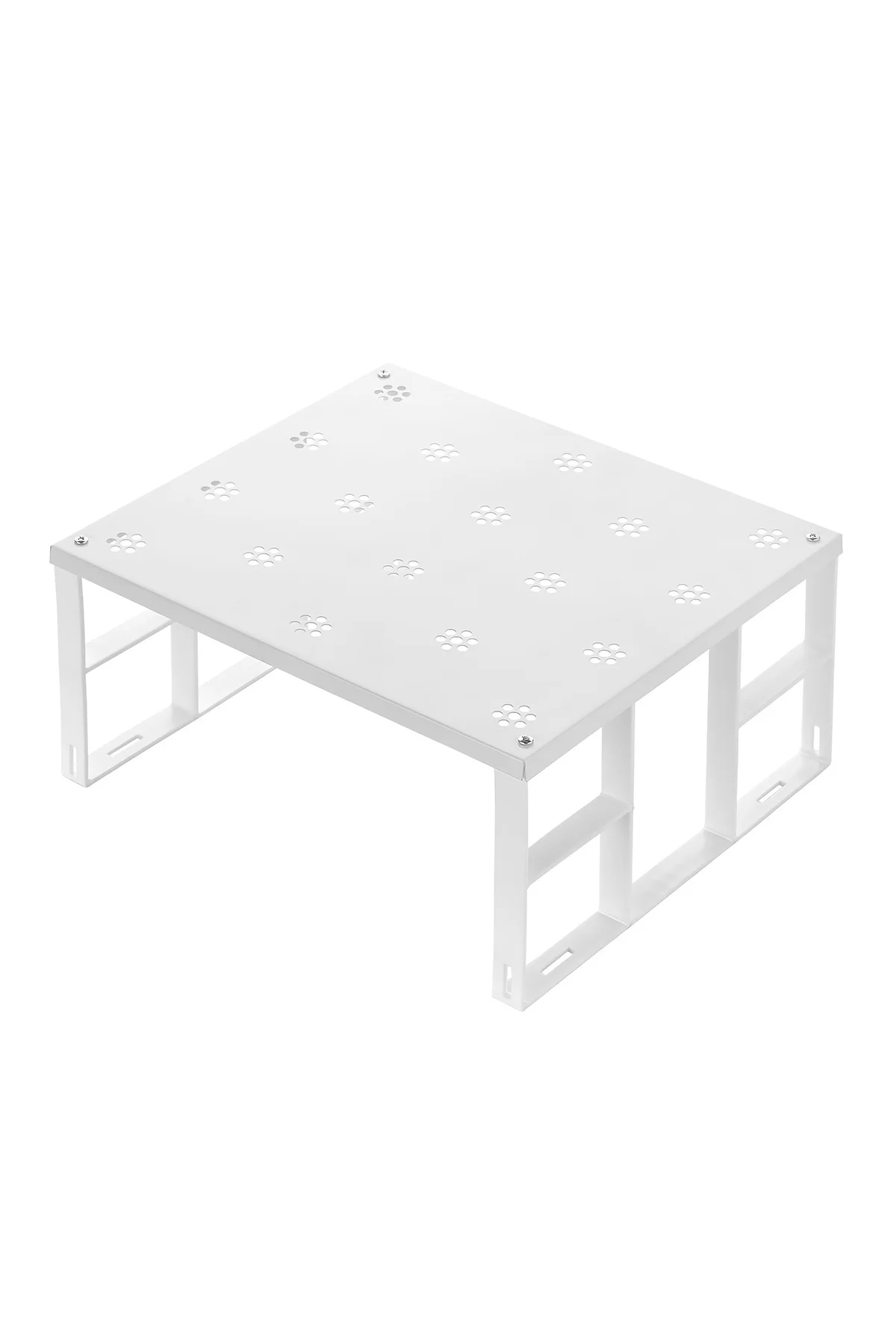 2 Adet Organizer Büyük Dolap İçi Düzenleyici Metal Raf, Bardak Ra