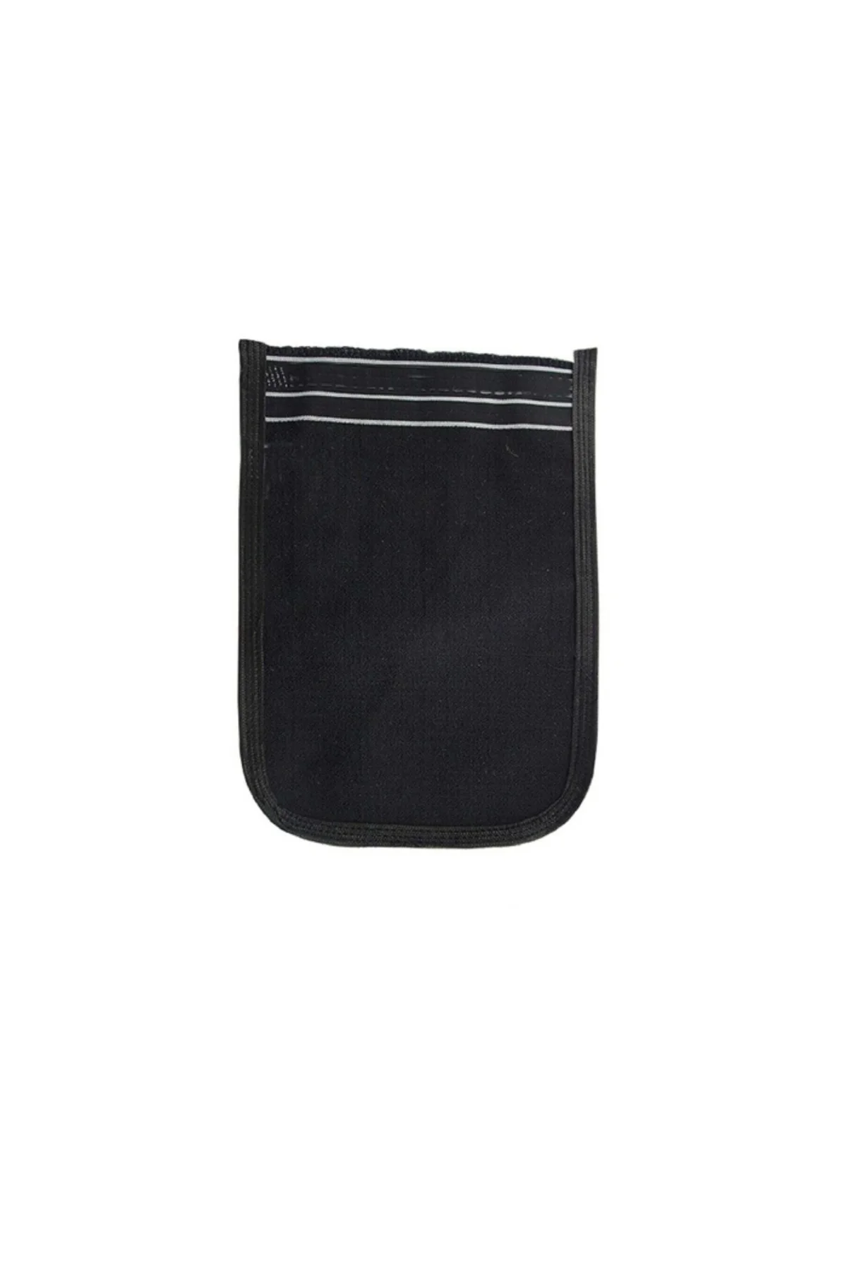 2 Adet Osmanlı Kalın Siyah Banyo Hamam Kesesi 25x17 Cm