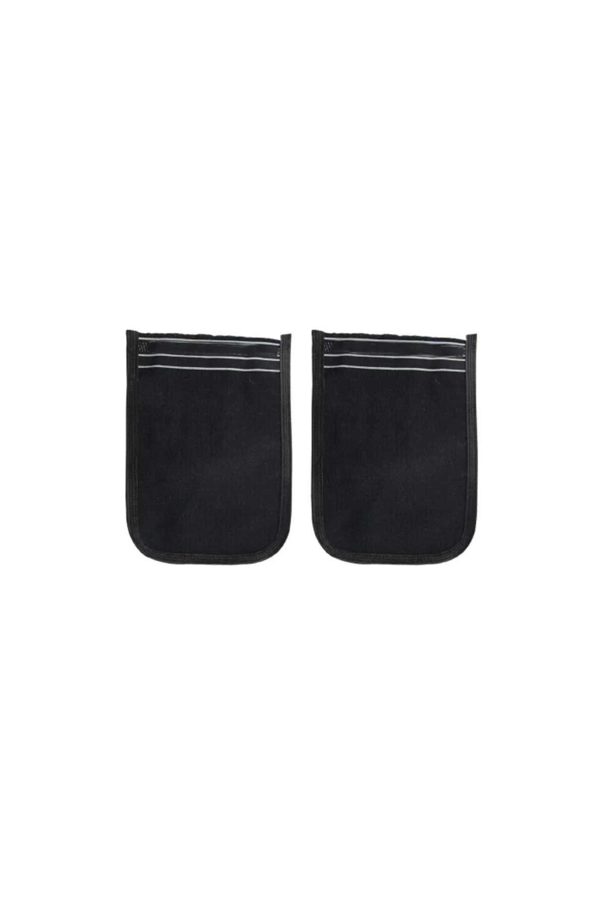 2 Adet Osmanlı Kalın Siyah Banyo Hamam Kesesi 25x17 Cm