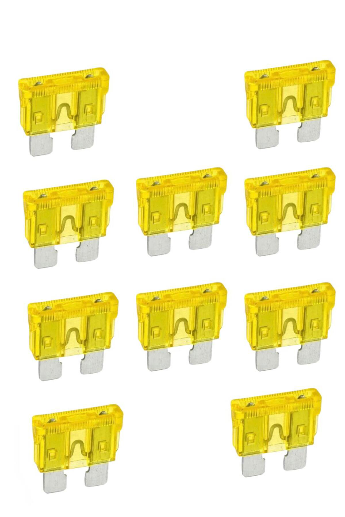 2 ADET Otomotiv Bıçaklı Sigorta 20A – Araç Elektrik Devre Koruma 