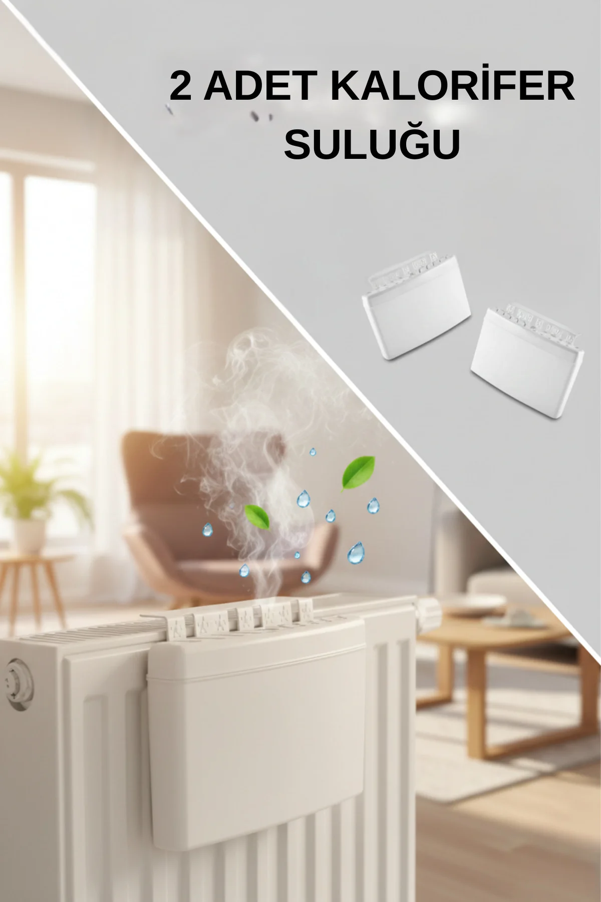 2 Adet Panel Kalorifer Suluğu, Titiz Air Fresh, Nem Koruyucu