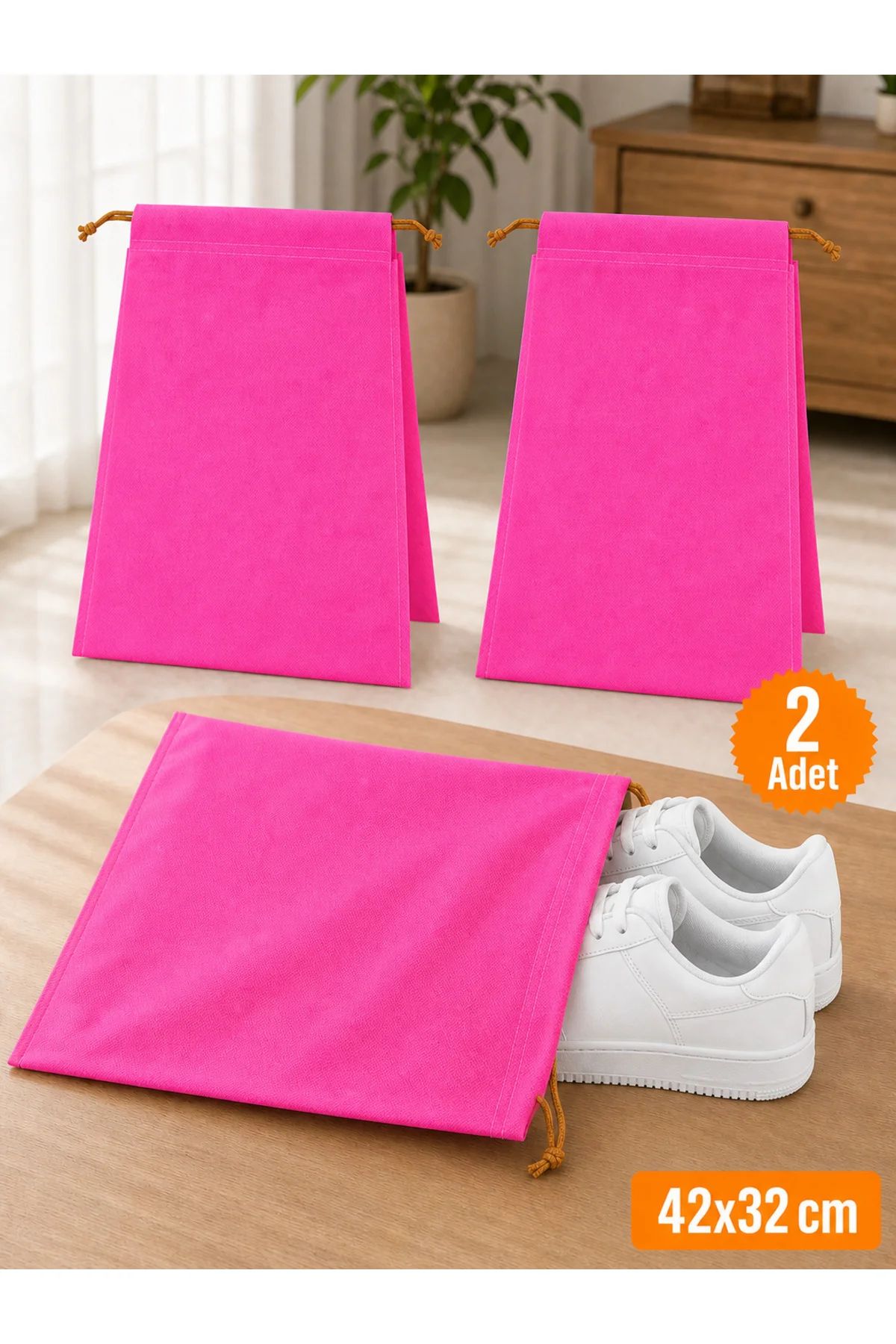 2 Adet Pembe Büzgülü Ayakkabı Saklama Çantası Seyahat Hurcu Çok Amaçlı Dolap Çekmece Valiz Düzenleyici 2 Adet Pembe Büzgülü Ayakkabı Saklama Çantası Seyahat Hurcu Çok Amaçlı Dolap Çekmece Valiz Düzenleyici