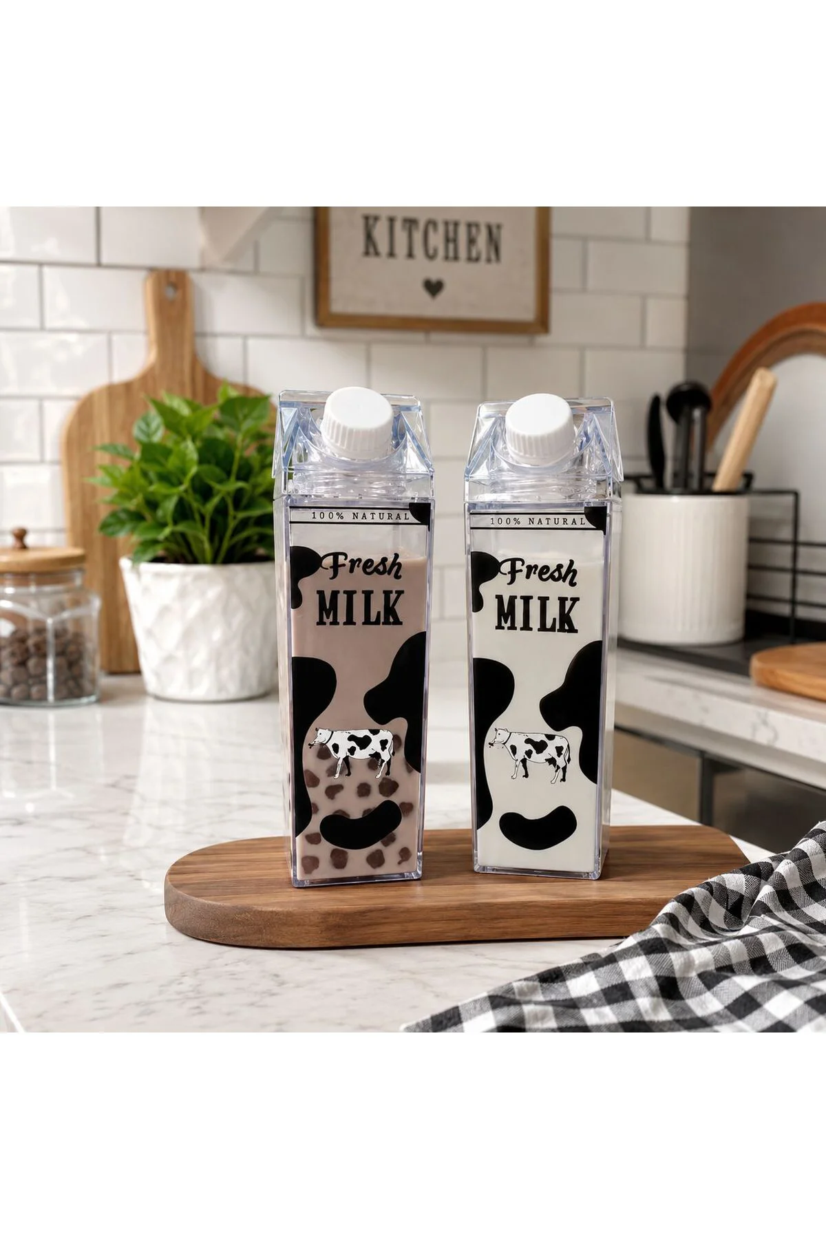 2 Adet Pleksi Mika Şeffaf Süt Şişesi Kutusu Şişe 500 ml Fiyatı, Yorumları ve Özellikleri
