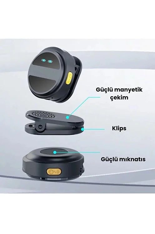 2 Adet Profesyonel Kablosuz Yaka Mikrofonu – Lighting ile Uyumlu, Manyetik Klipsli, Aktif Gürültü Engelleme Fiyatı, Yorumları ve Özellikleri