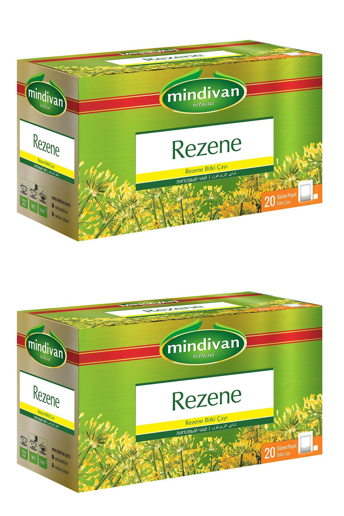 2 Adet Rezene Bitki Çayı