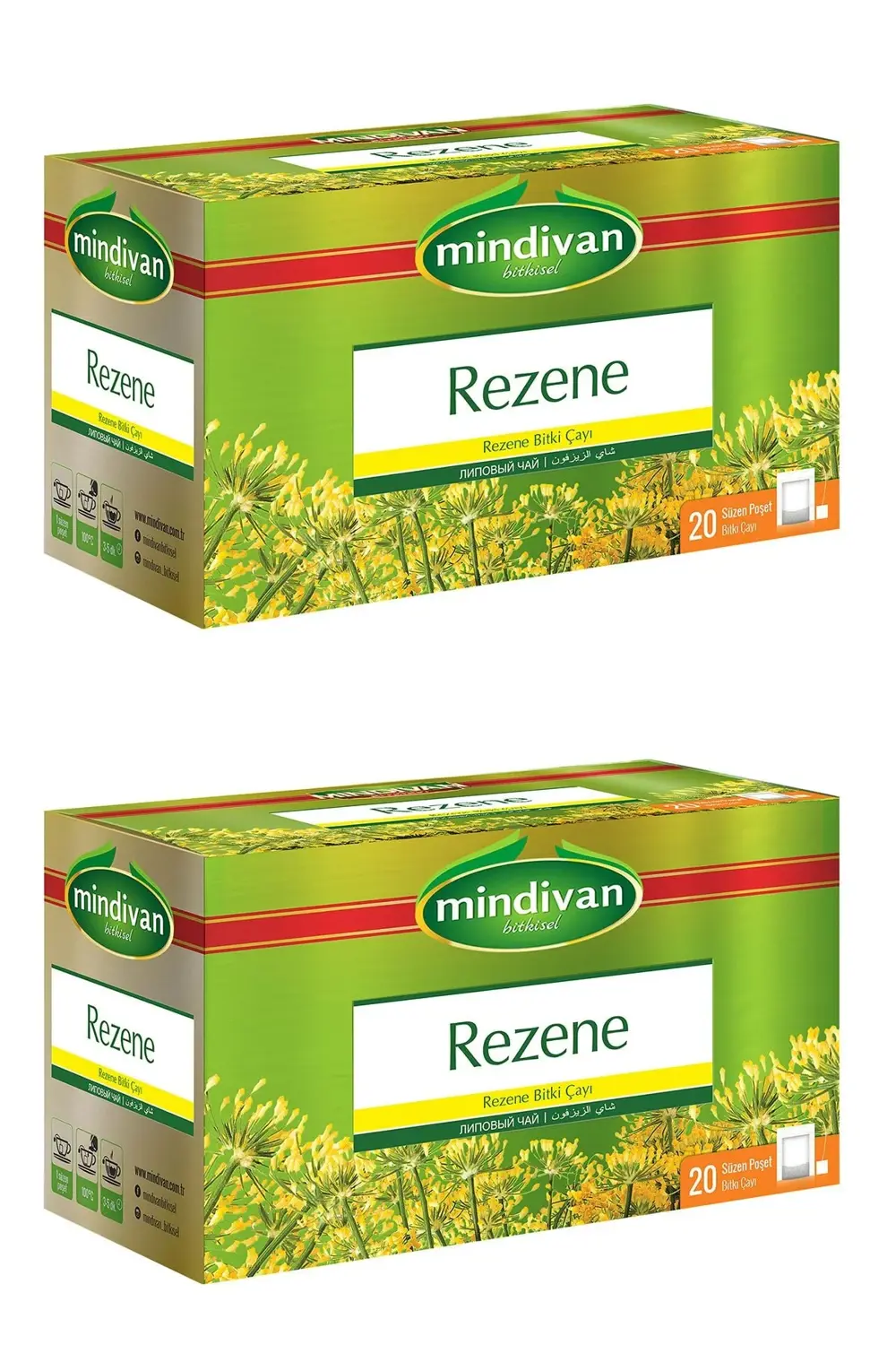 2 Adet Rezene Bitki Çayı