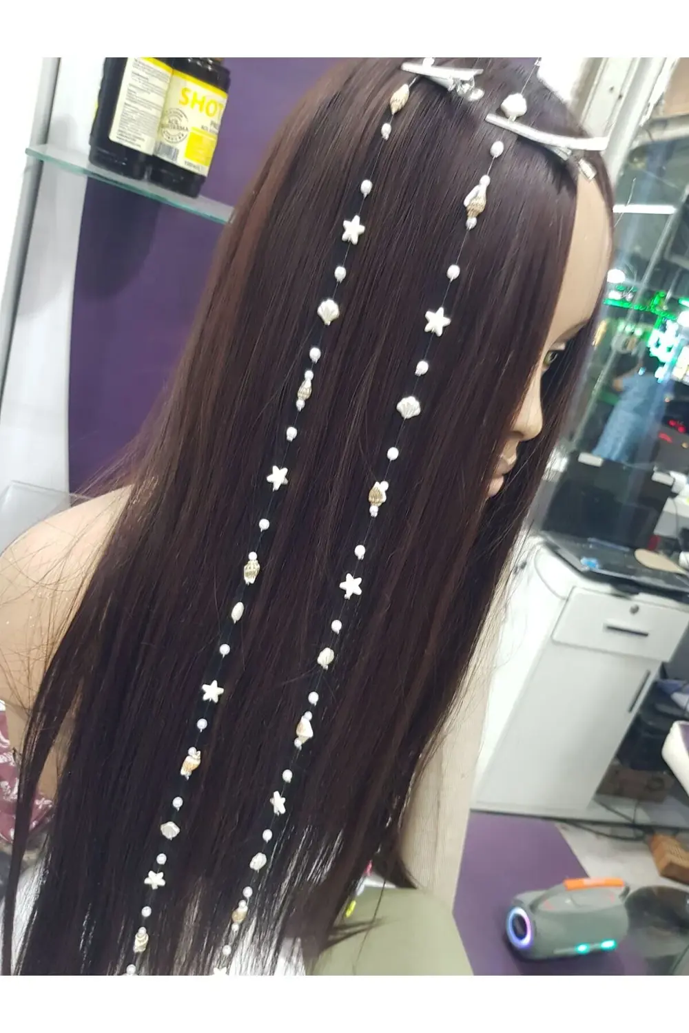 2 adet saç boncuk aksesuar