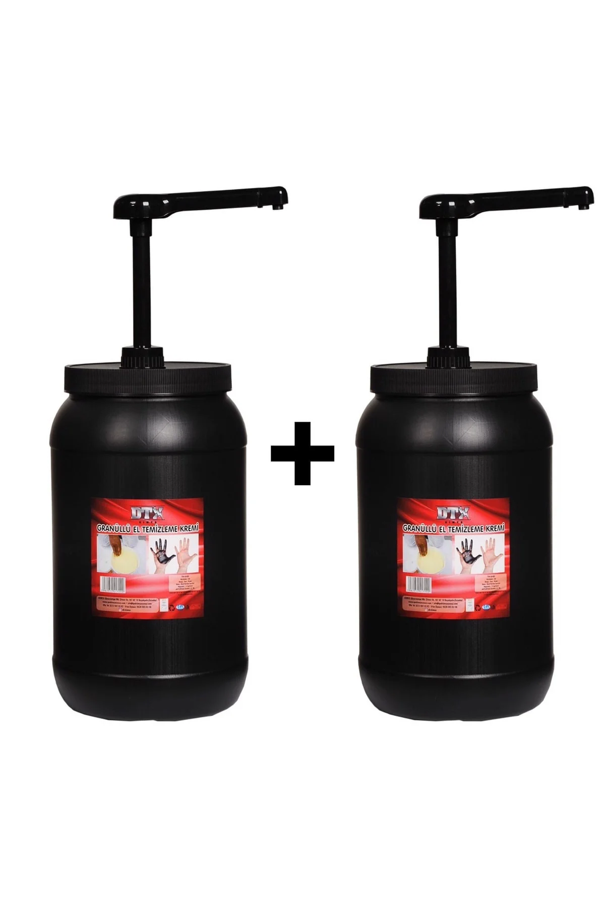 2 Adet Sanayi Tipi Granüllü El Temizleme Sabunu (Kremi) 3 kg + 3 