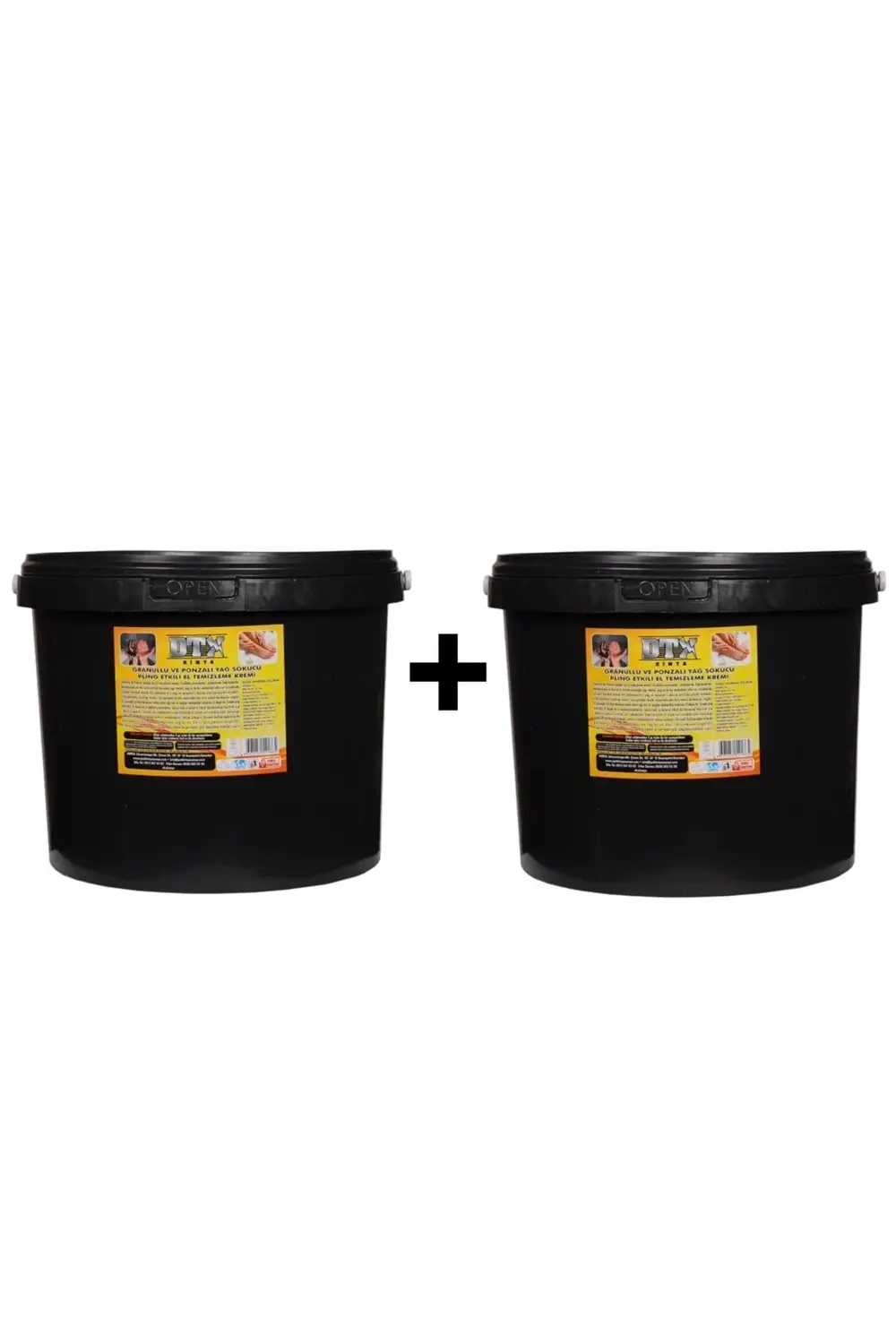 2 Adet Sanayi Tipi Granüllü El Temizleme Sabunu (kremi) 8 kg