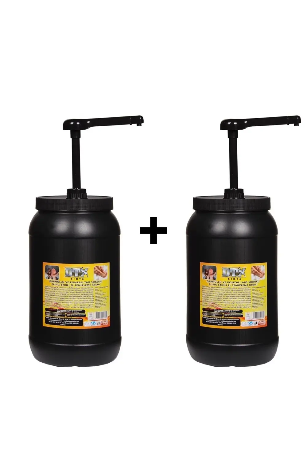 2 Adet Sanayi Tipi Ponza'lı ( Talaşlı ) El Temizleme Sabunu (krem