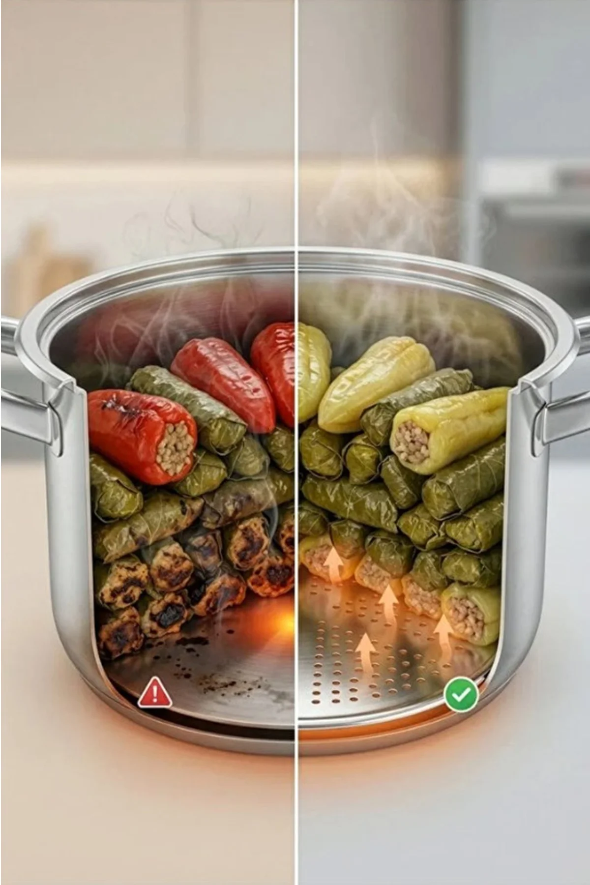 Palo Santo 2 adet sarma dolma altlığı & sarma dolma aparatı Palo Santo 2 adet sarma dolma altlığı & sarma dolma aparatı