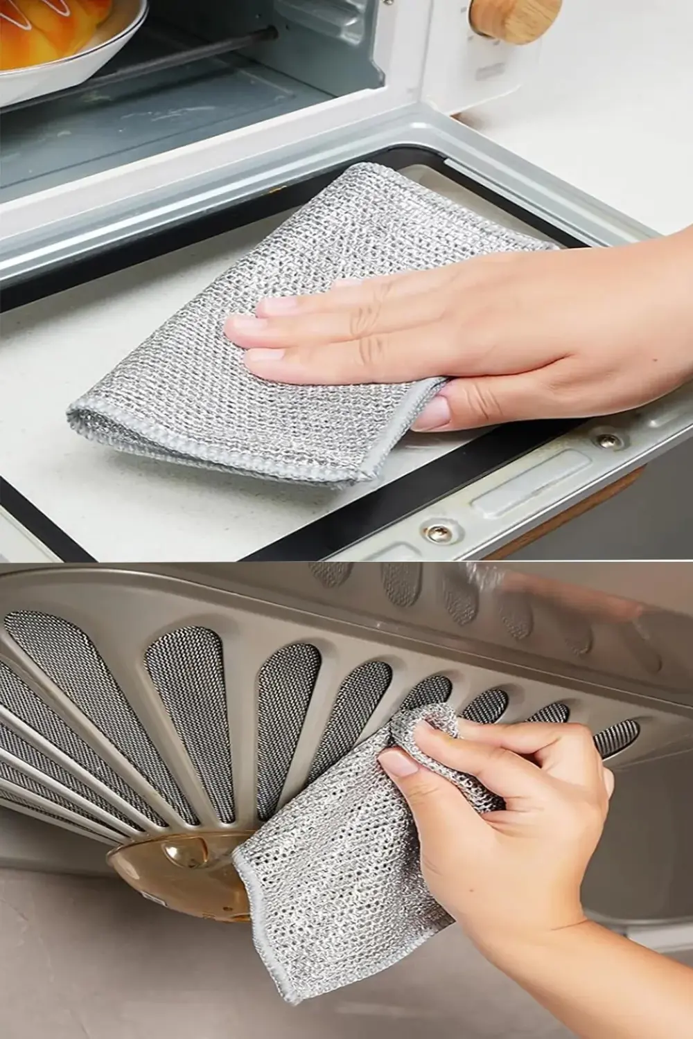 2 Adet Sihirli Inox Paslanmaz Telli Bulaşık Bezi Kir Pas Sökücü S