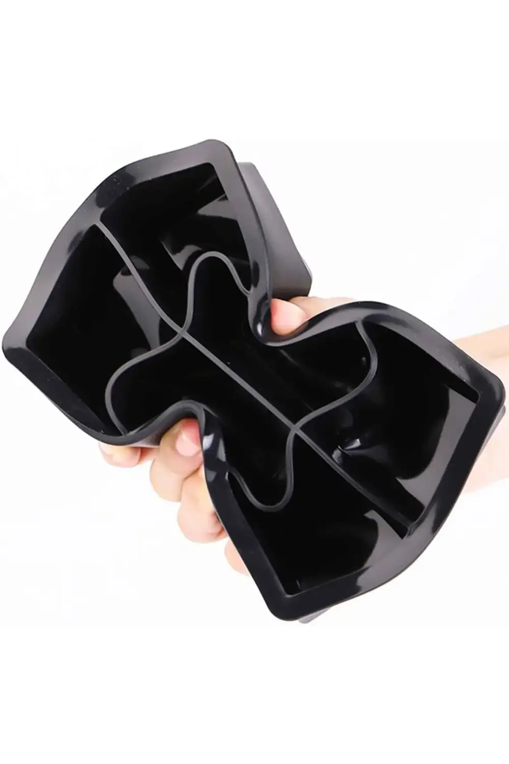 2 Adet Silikon 6'lı Kare Buz Kalıbı 5cm | Dev Buz Küpleri | Sunum