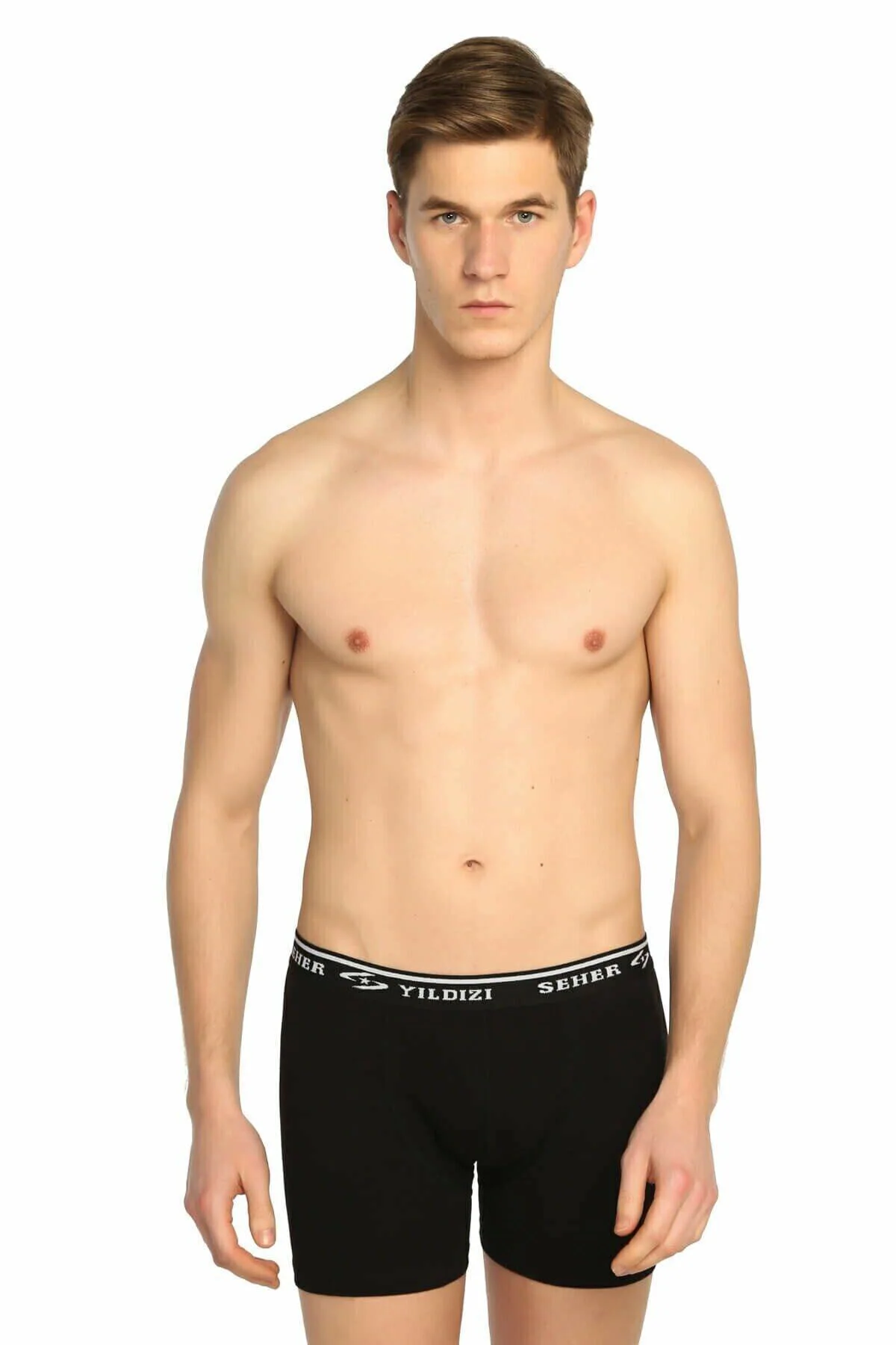 2 Adet Siyah Renk Likralı Boxer 2 Adet Siyah Renk Likralı Boxer