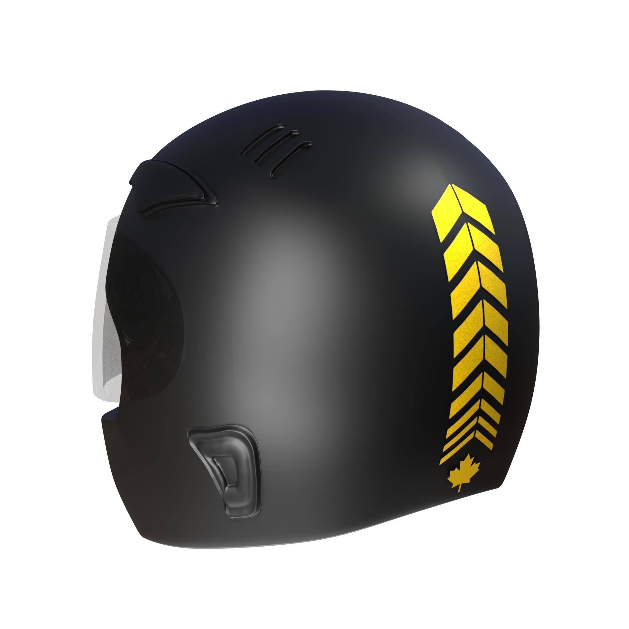 Çinar Extreme 2 Adet Sport Kask, Araba Ayna Yaldizli Gold Kask Sticker Çinar Ex