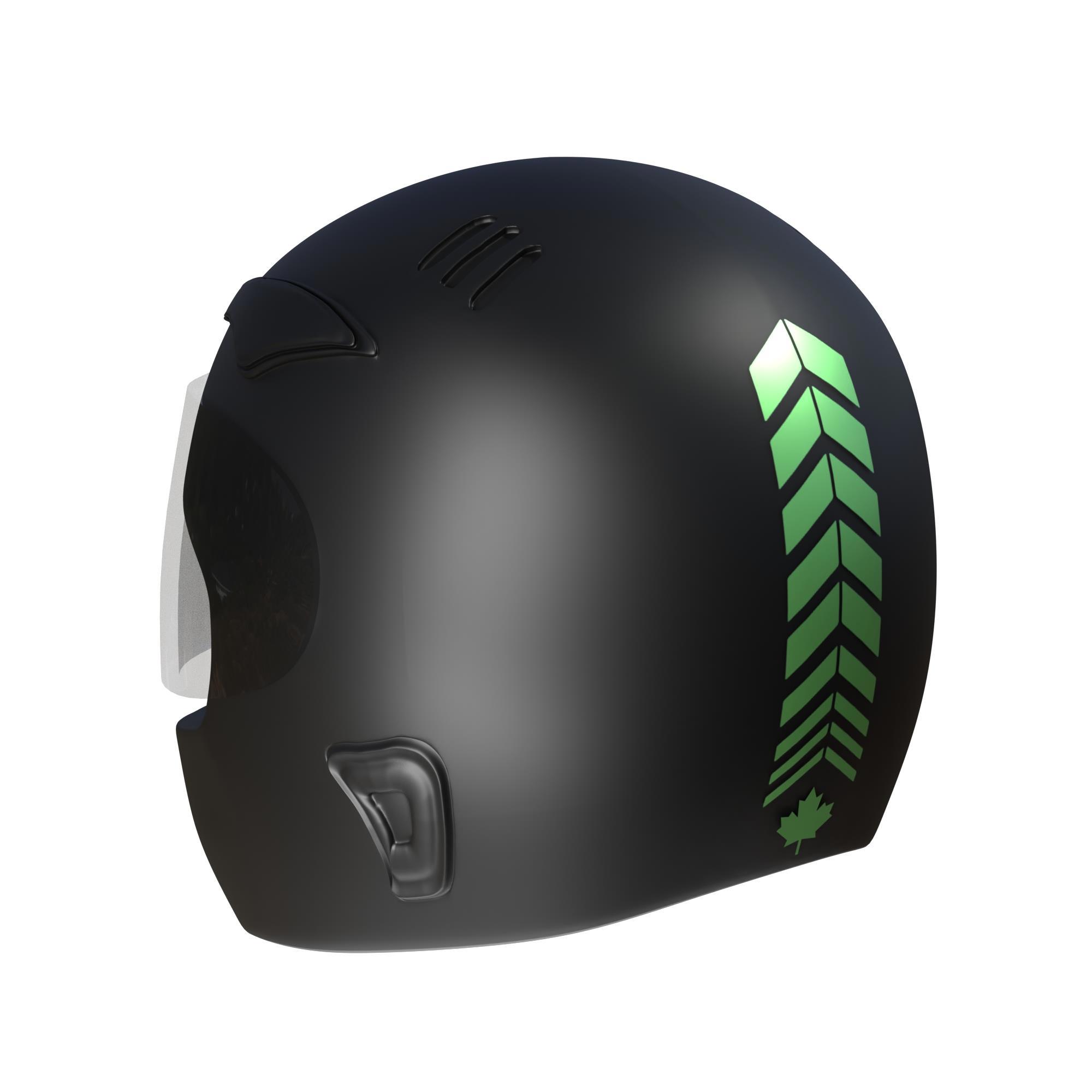 Çinar Extreme 2 Adet Sport Kask, Araba Ayna Orman Yeşili Kask Sticker Çinar Ext