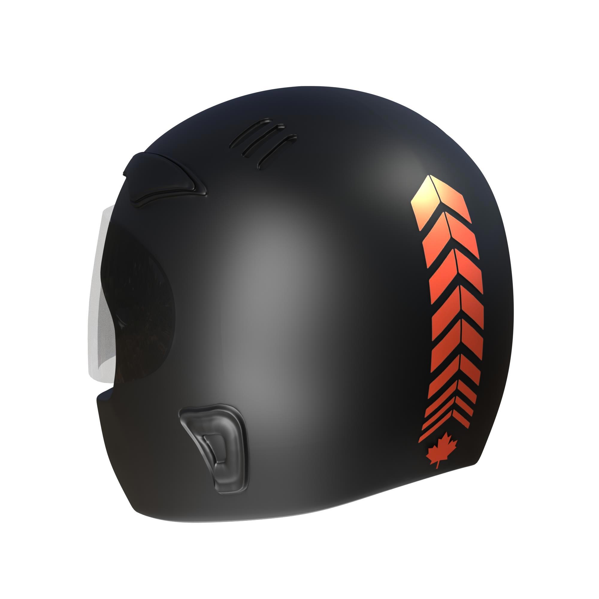 Çinar Extreme 2 Adet Sport Kask, Araba Ayna Floresan Turuncu Kask Sticker Çinar