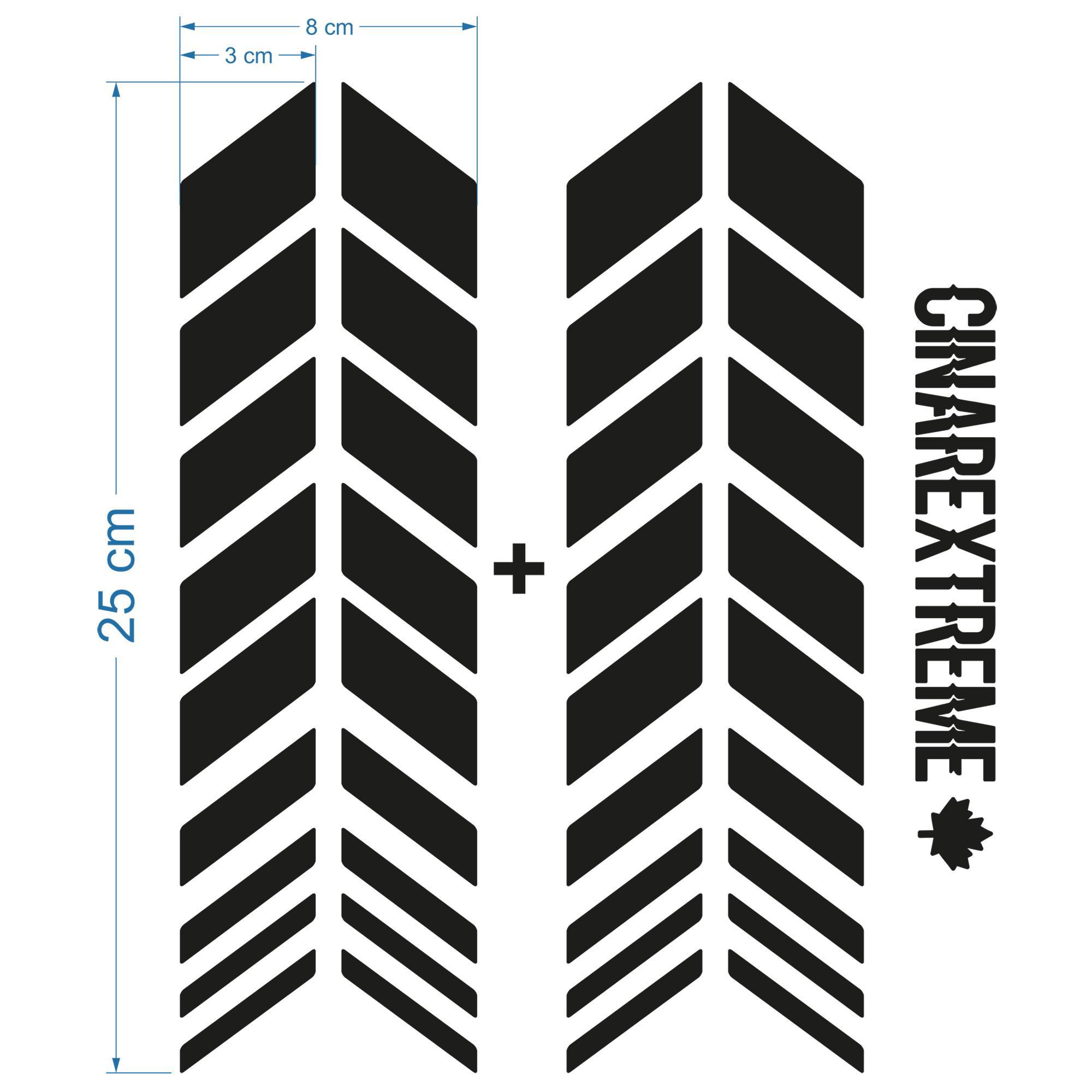 2 Adet Sport Tasarımlı Motosiklet Çamurluk Sticker Reflektif, Flo