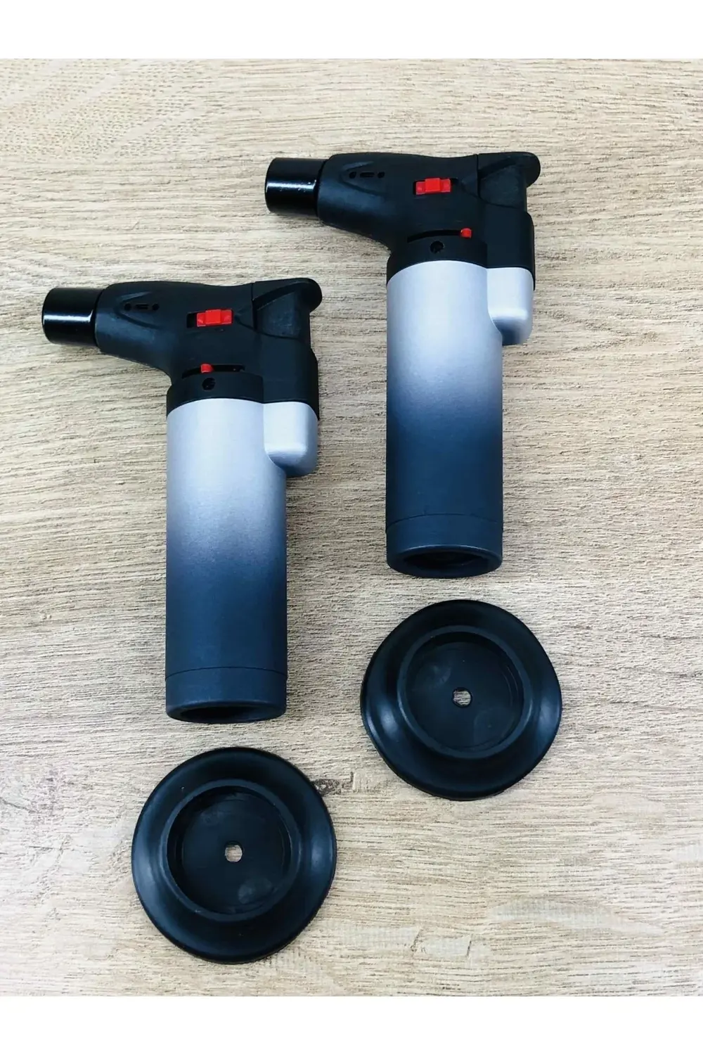 2 Adet Süper Mavi Pürmüz Alevli Alevli Doldurulabilir Pratik Kamp