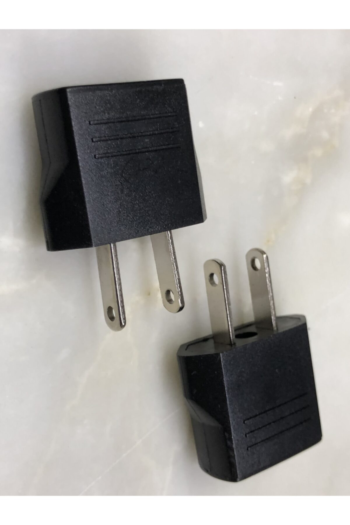 2 Adet Türk Priz Dönüştürücü Fiş Amerikan Tipi Çevirici Adaptörü 