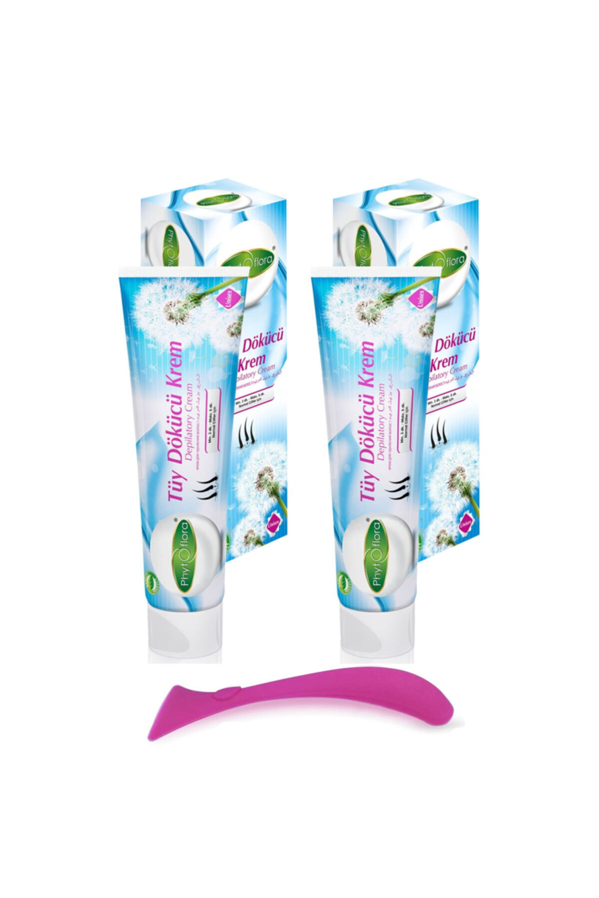 Phytoflora 2 Adet Tüy Dökücü Krem Bacak Ve Vücut Bölgesi İçin Tüm Cilt Tiple