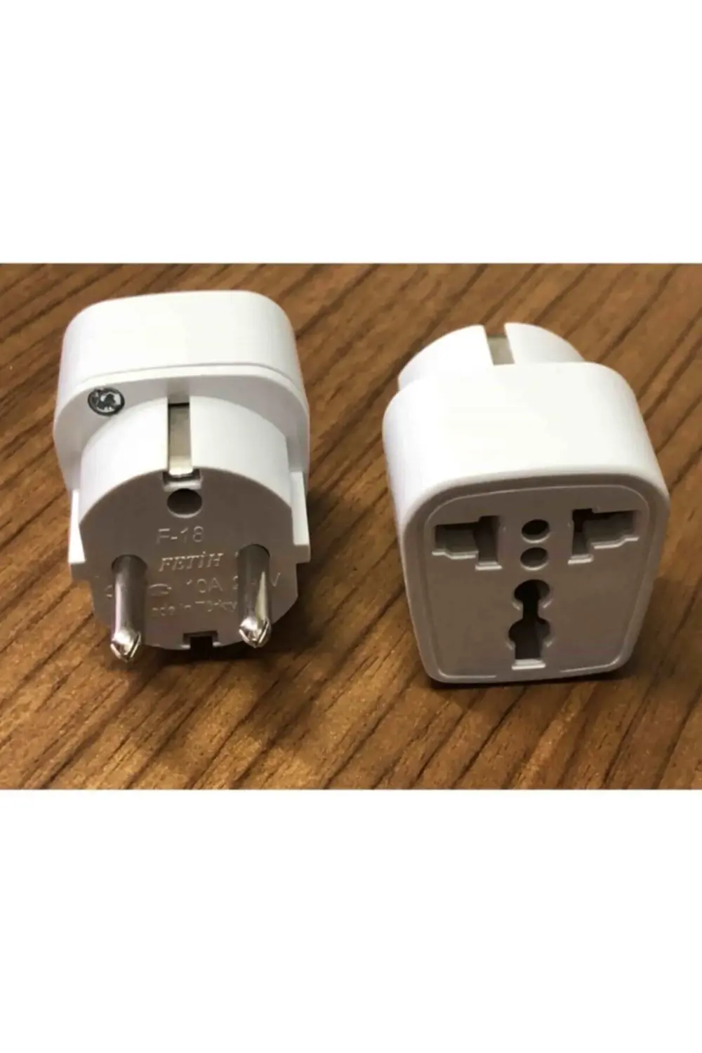 2 Adet Üniversal Çevirici Priz Amerikan Ingiliz Topraklı Elektrik