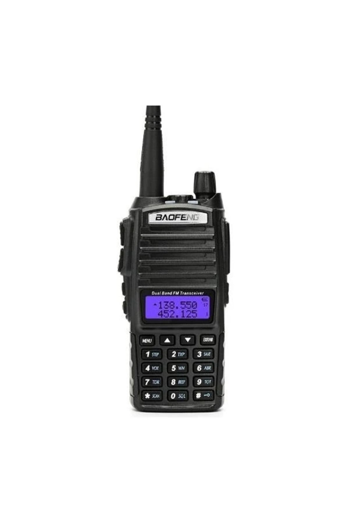2 Adet Uv 82 Telsiz Alıcı-verici 10 Km Uv82 Telsiz Vhf Uhf Tarayı