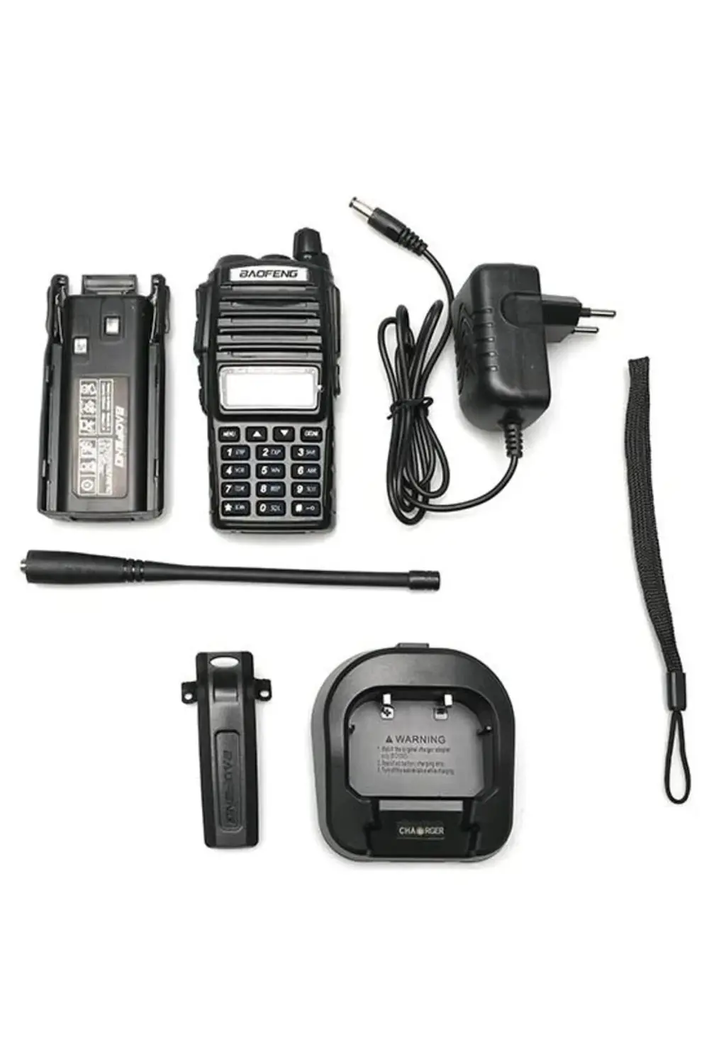 2 Adet Uv 82 Telsiz Alıcı-verici 10 Km Uv82 Telsiz Vhf Uhf Tarayı