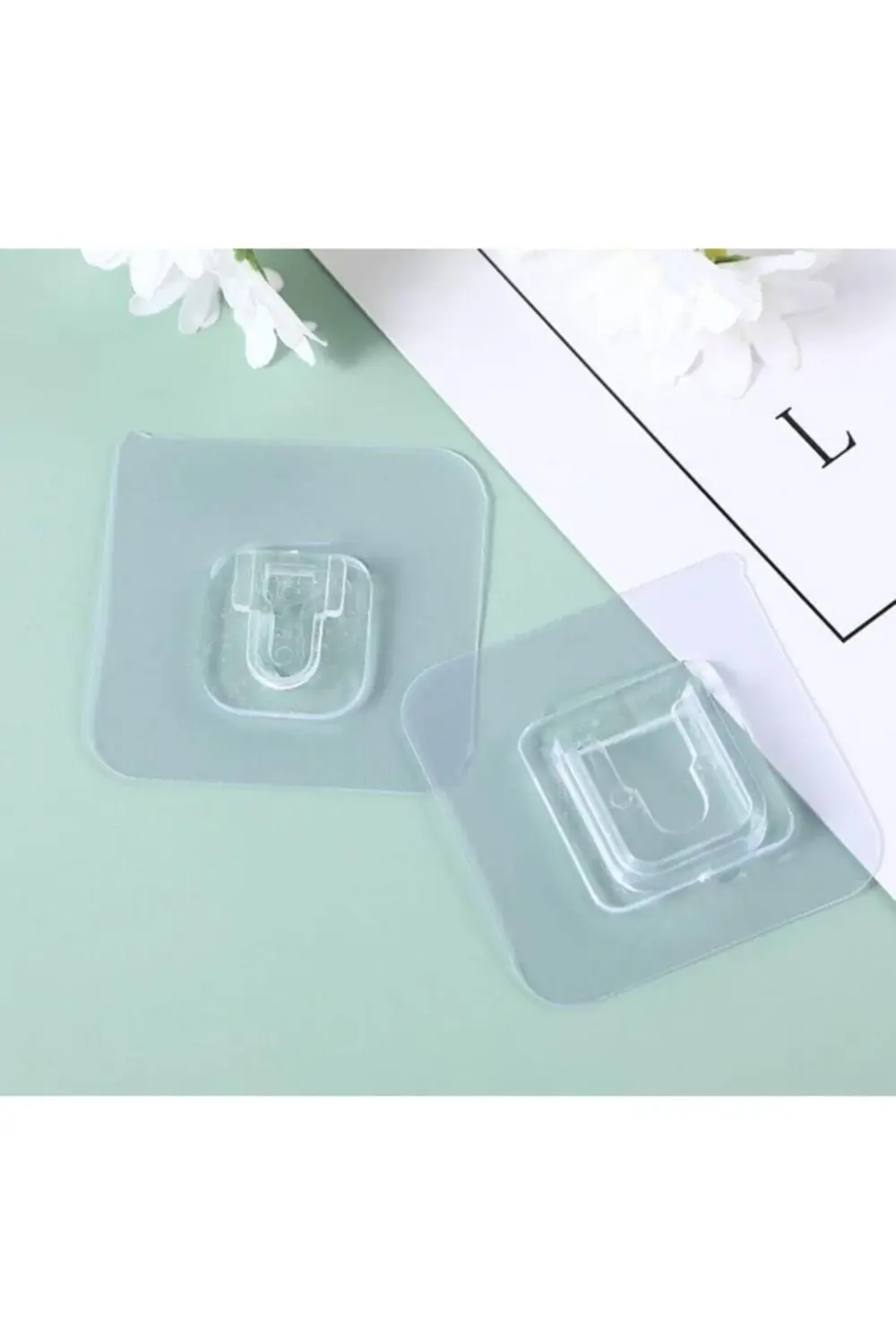 2 Adet X 2li Geçmeli Klips Eşya Sabitleme Askısı Set