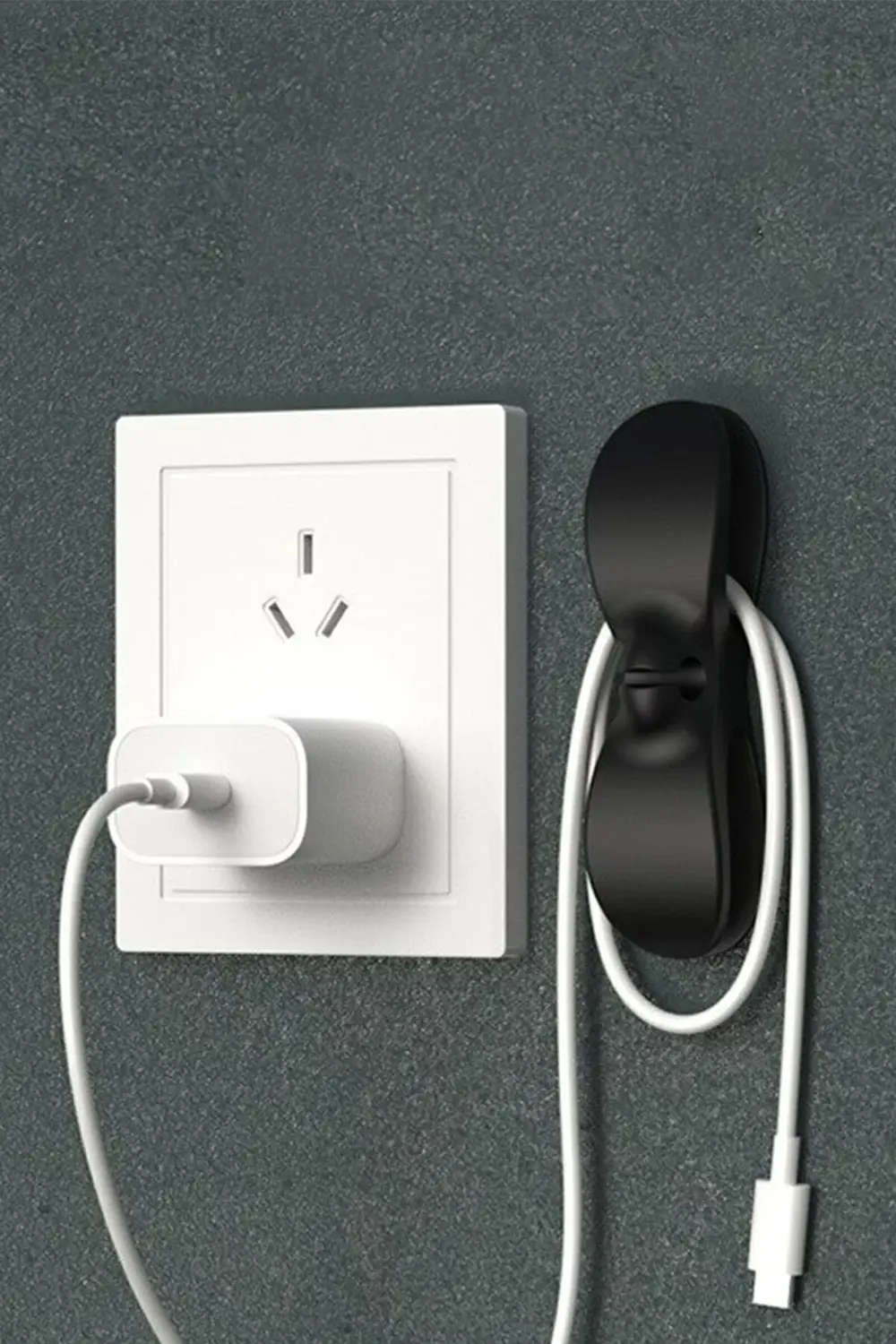 ( 2 Adet ) Yapışkanlı Çok Amaçlı Airfryer Kablo Sarma Aparatı | K