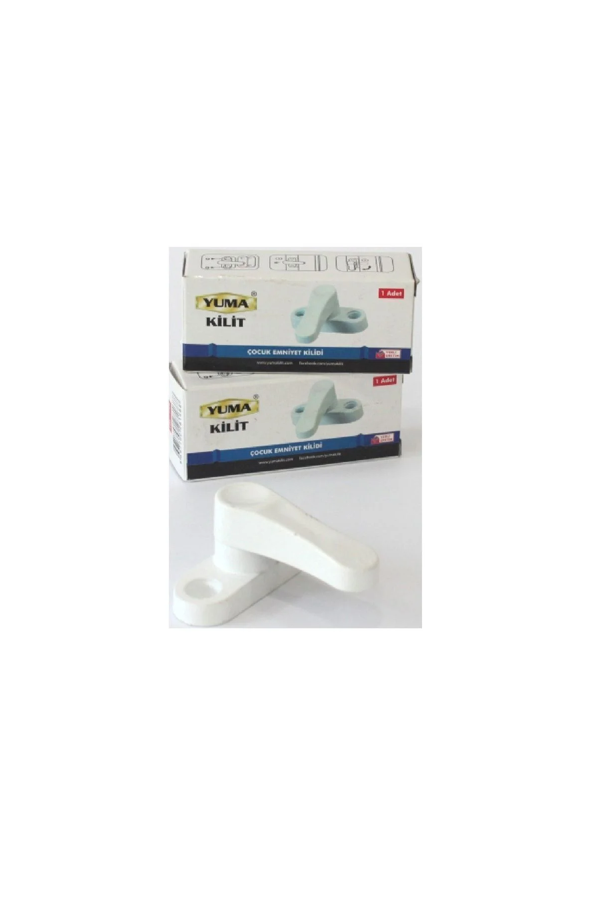 2 Adet - Yuma Beyaz Pvc Pimapen Pencere Cam Balkon Kapısı Güvenli Emniyet Kilidi - Çocuk Kilidi - Fiyatı, Yorumları ve Özellikleri