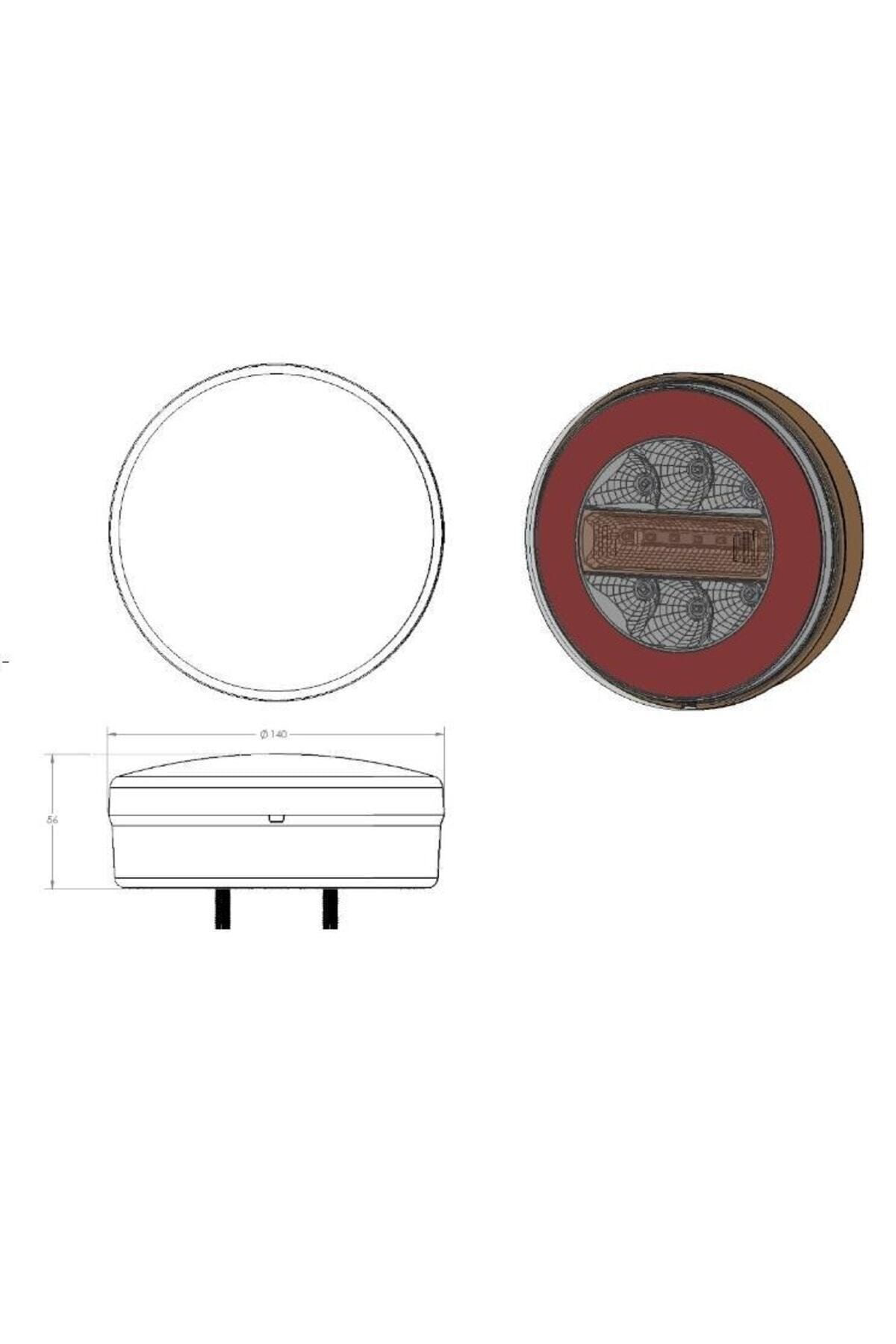 2 ADET YUVARLAK LED STOP LAMBASI NEON LED 12 VOLT 2 ADET YUVARLAK LED STOP LAMBASI NEON LED 12 VOLT