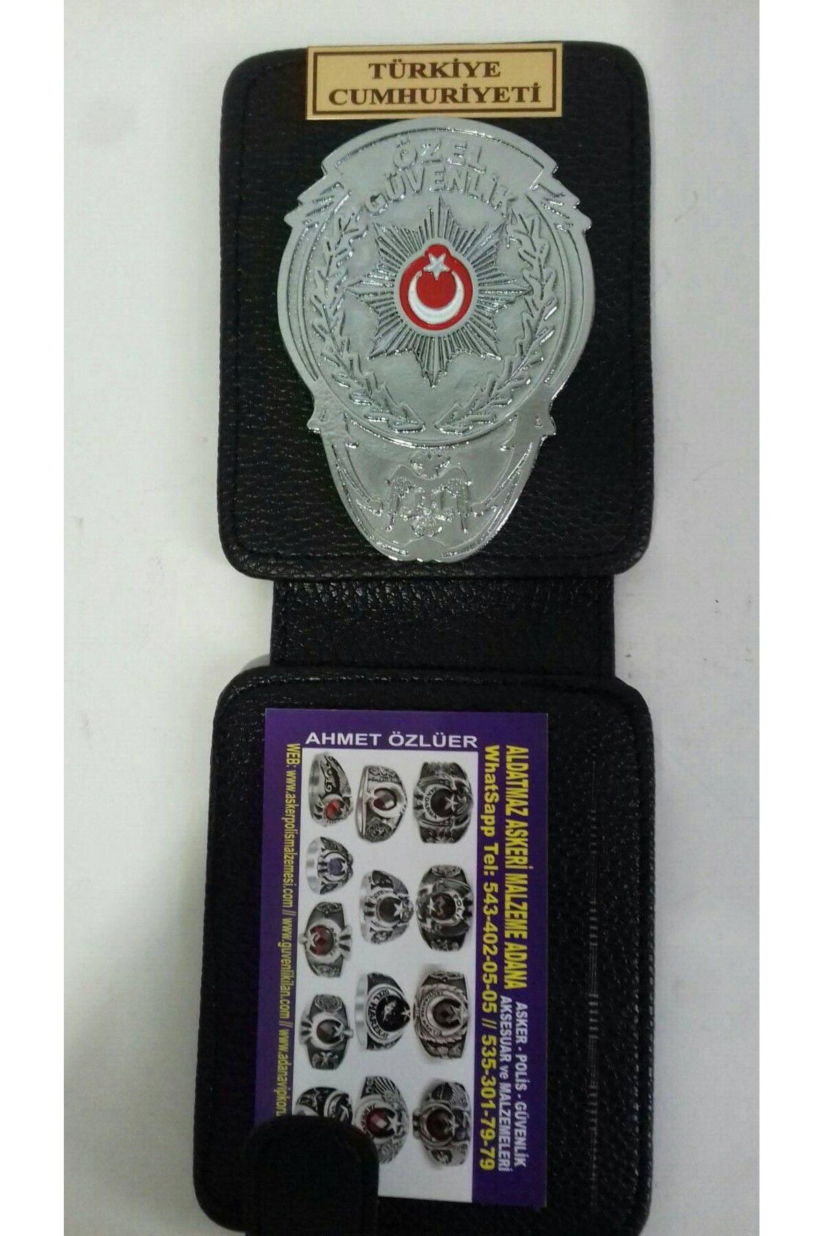 2 Adet.özel Güvenlik Rozetli Cüzdan Satınal-sıvıle Satılmaz.