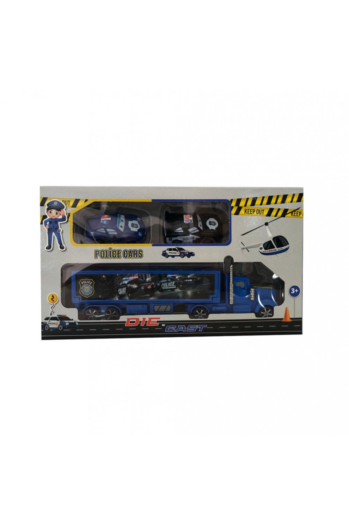 Oyuncak Store 2 Arabali Polis Tir - Die Cast