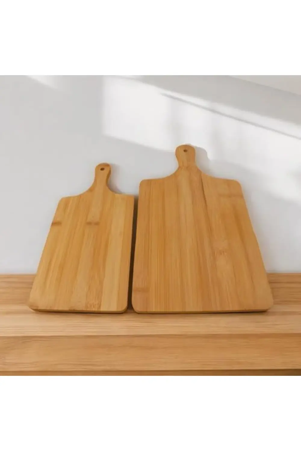 2 Boy Bambu Kesme Tahtası Seti, Bambu Kesim Tahtası, Bambu Et Tah