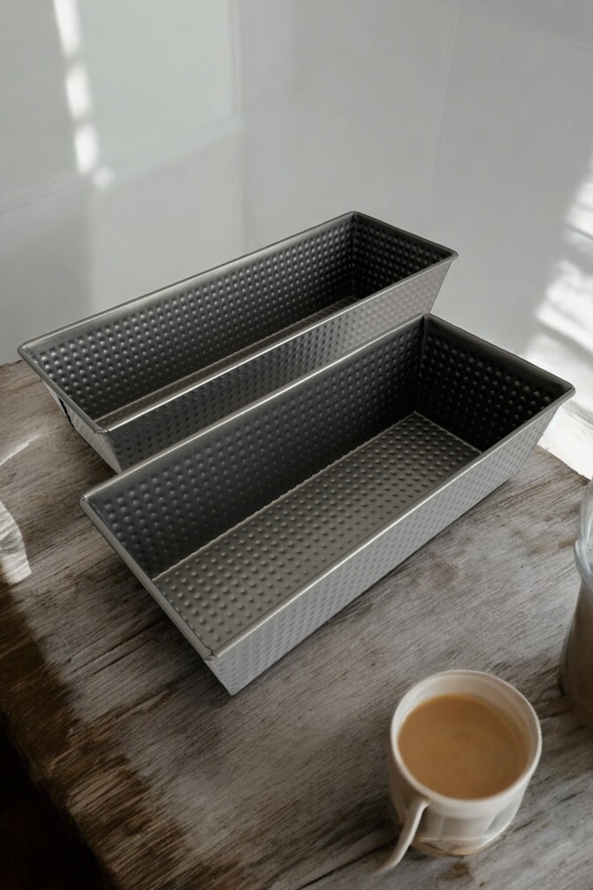 Mutfaksultani 2 Boy Paslanmaz Çelik Baton Kek Kalıbı- Boy 25,5 Cm Ve 30.5 Cm