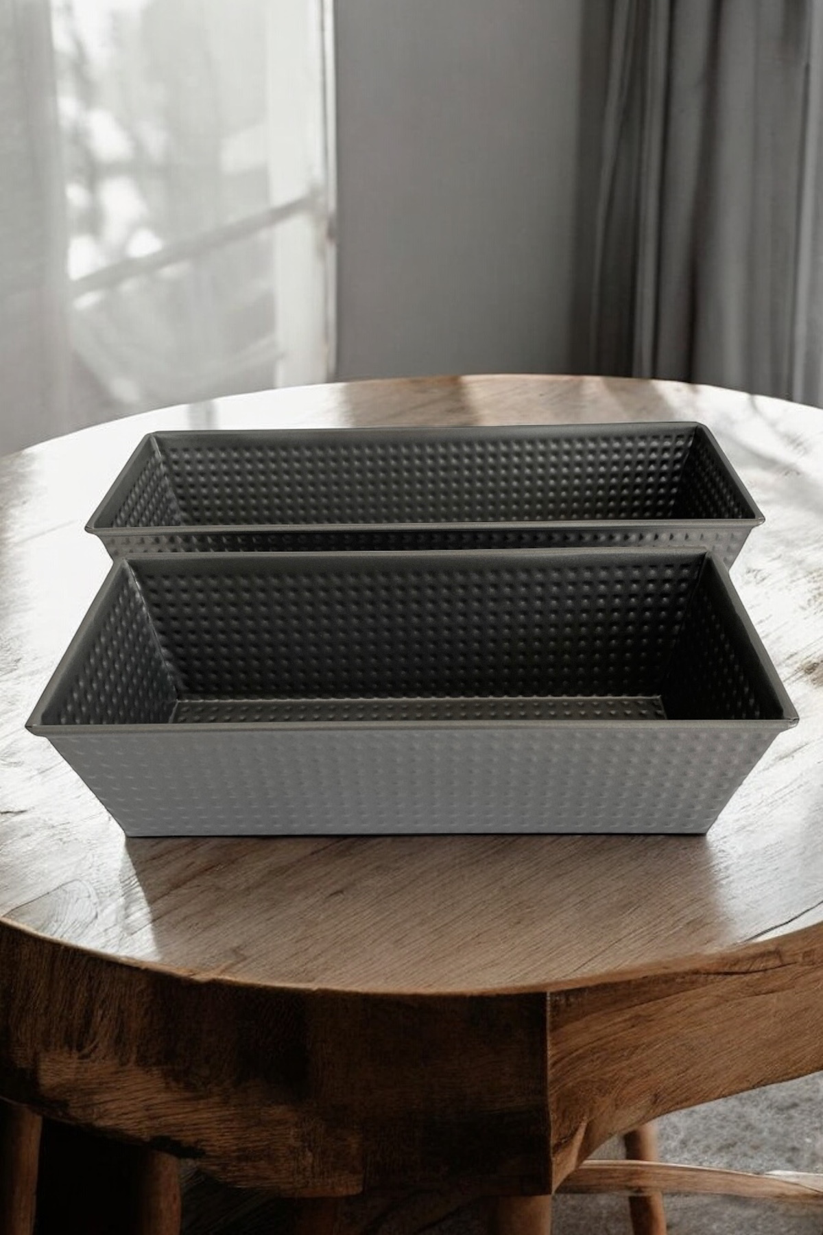 Mutfaksultani 2 Boy Paslanmaz Çelik Baton Kek Kalıbı- Boy 25,5 Cm Ve 30.5 Cm