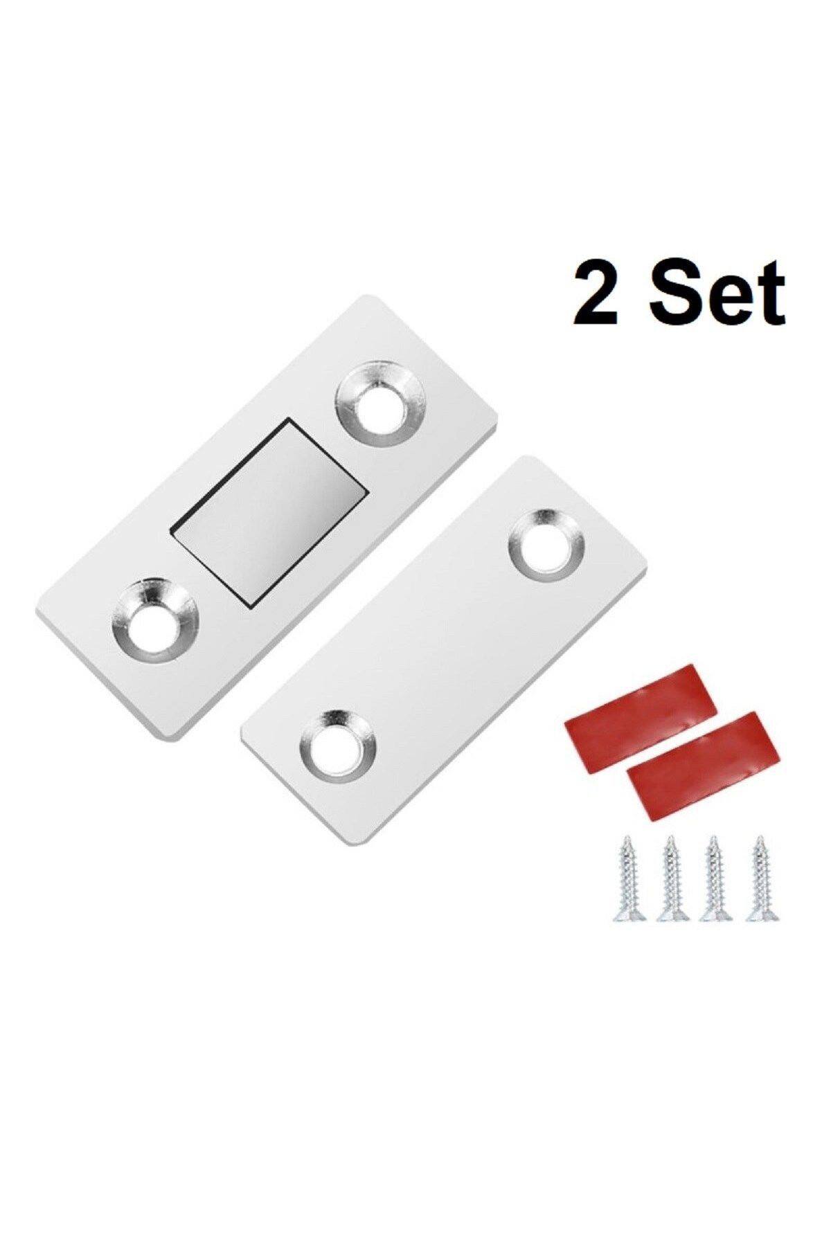 Ok Aksesuar 2 Çift Çok Amaçli Kapi Kapak Dolap Çekmece Mobilya Durdurucu Kapa