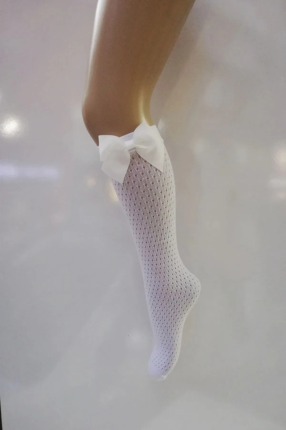 2 Çift Daymod Romina Aksesuarlı Çocuk File Dizaltı Çorap