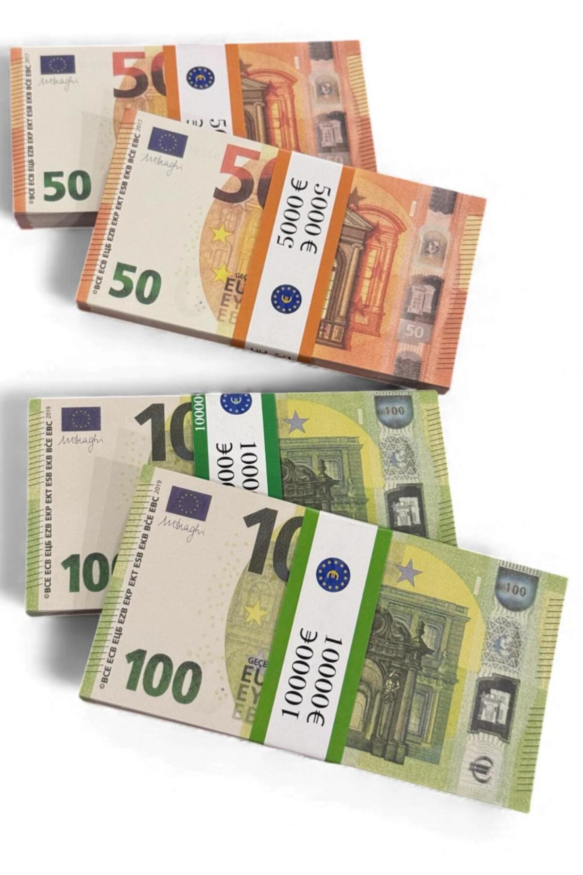 2 Deste 50 € + 2 Deste 100 € 4 'lü Euro Seti – Düğün, Kına, Parti