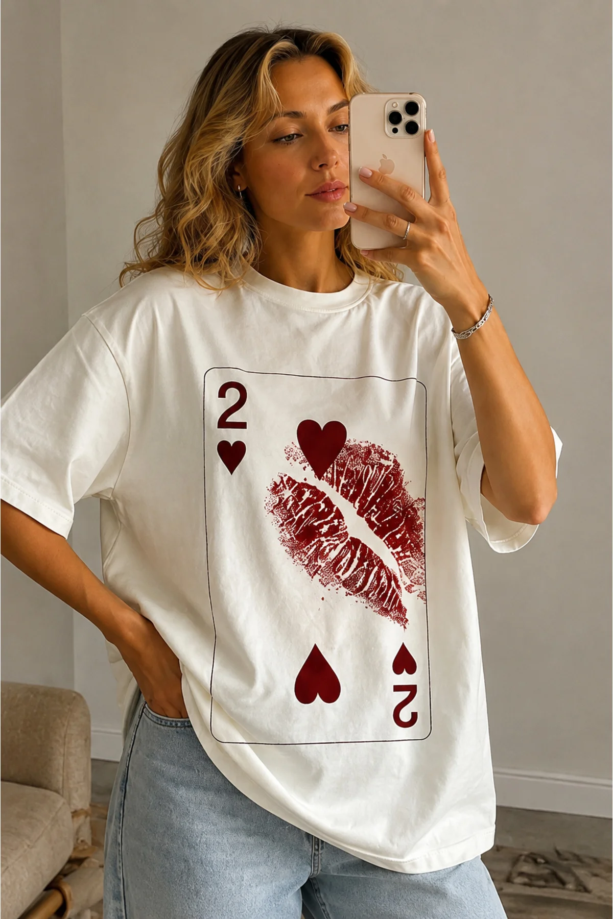 ❤️ 2 ♥ Dudak Baskılı Oversize Kadın Tişört Fiyatı, Yorumları ve Özellikleri