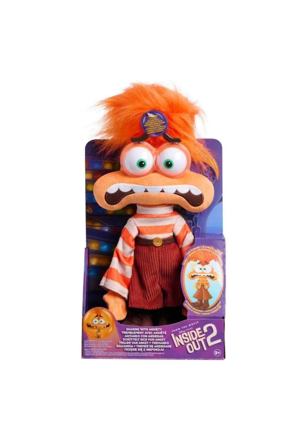 2 Endişe Sesli Hareketli Peluş/ TrendXhome