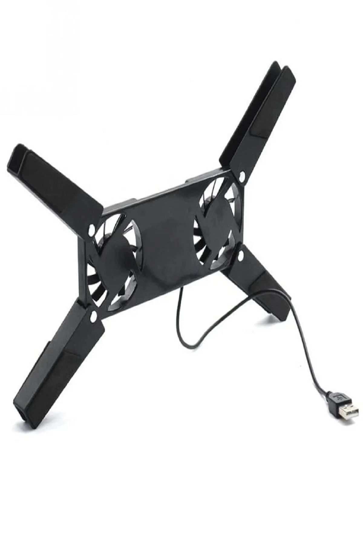 2 Fanlı Notebook Soğutucu Portatif Katlanabilir Laptop Soğutucu Fan Usbli Stand Biisayar Fanı